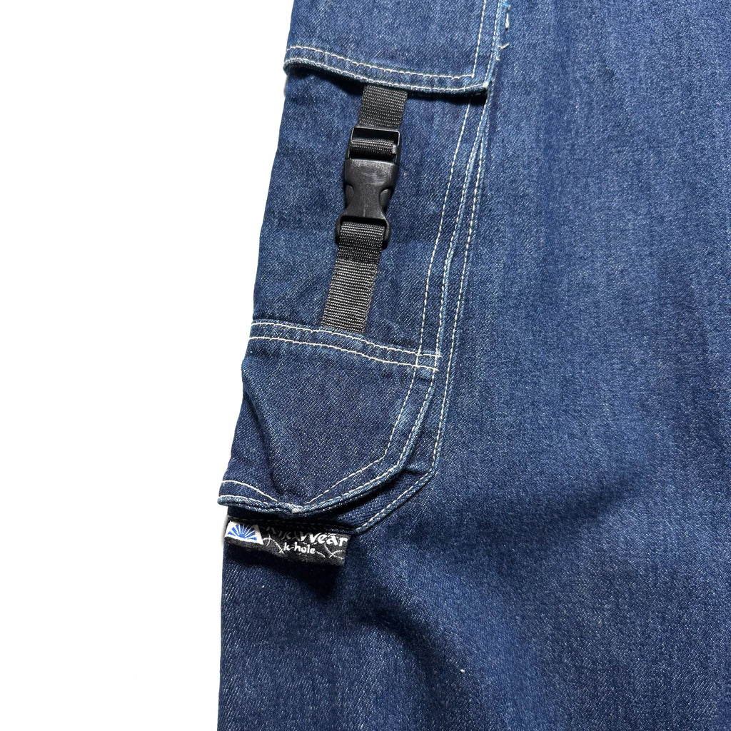 90~00s KIK WEAR Super Baggy Rave Pants