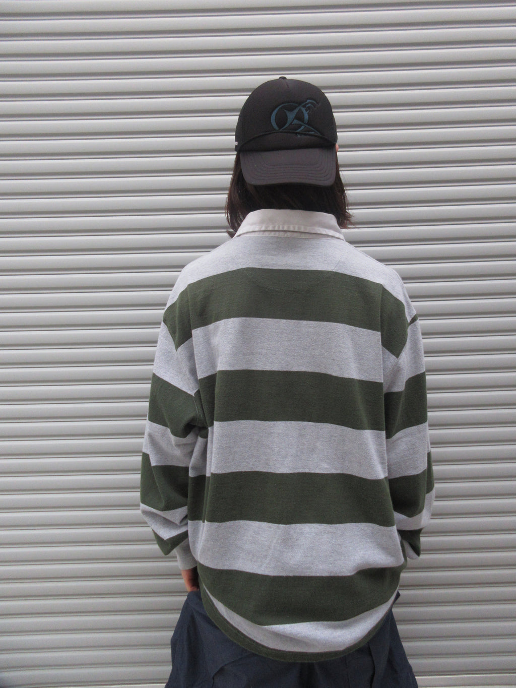 00~10s AMERICAN EAGLE Striped Rugger Shirts