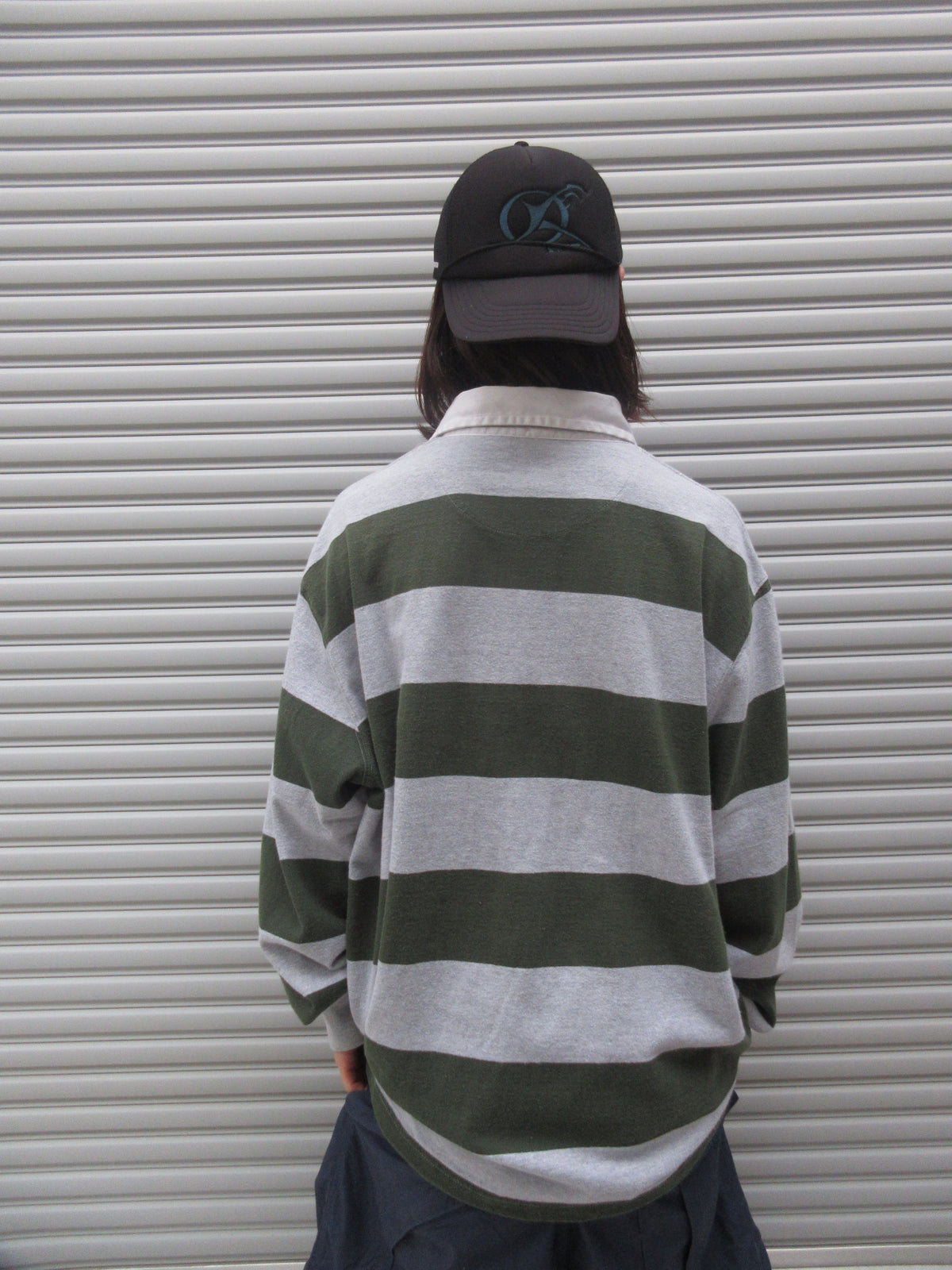 00~10s AMERICAN EAGLE Striped Rugger Shirts