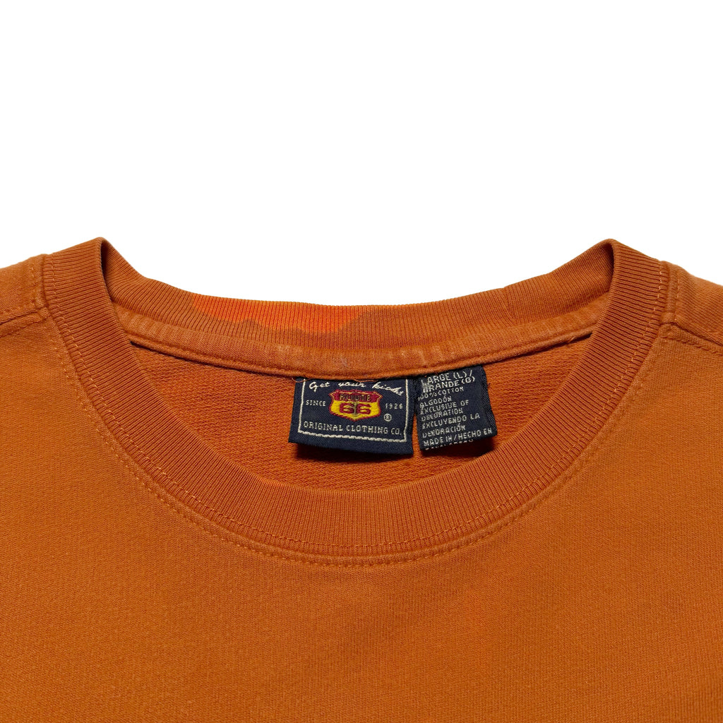 90~00s ROUTE66 Lining Design L/S Tee