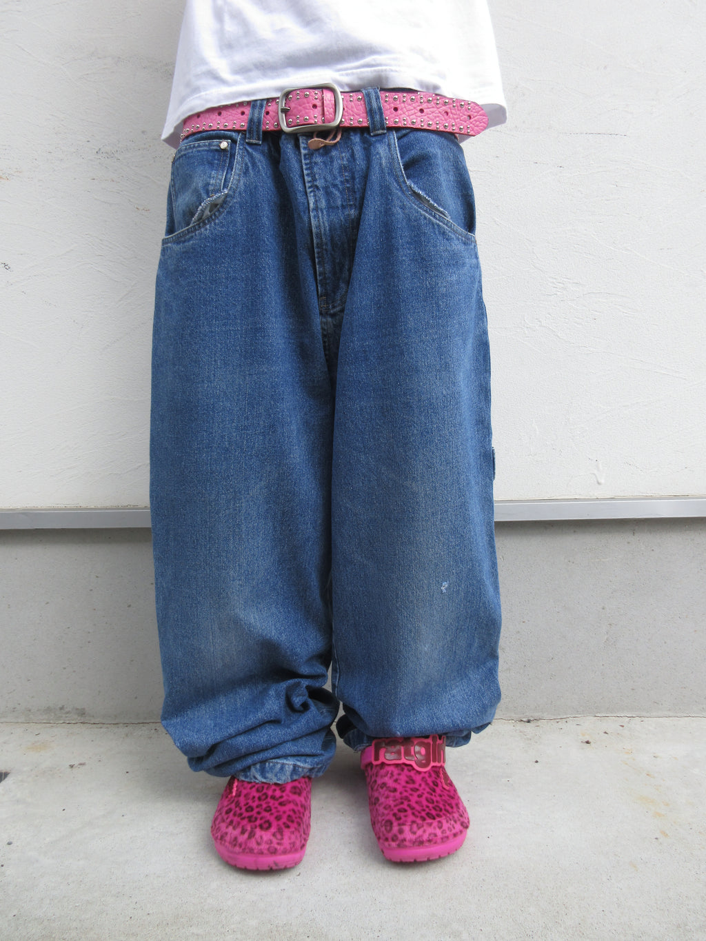 90~00s ON THE BRINK Super Baggy Denim
