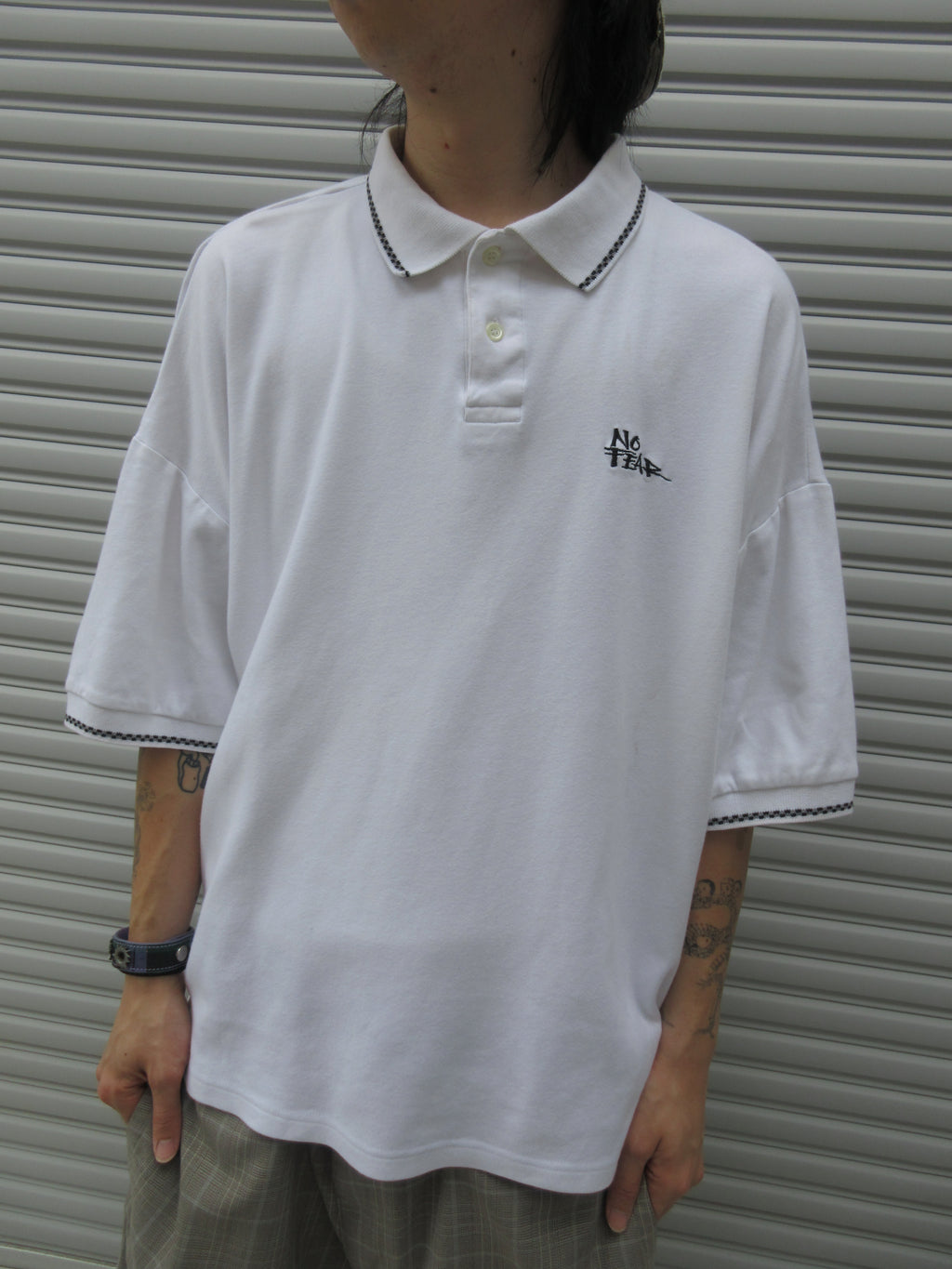 90s NO FEAR Design Polo Shirts