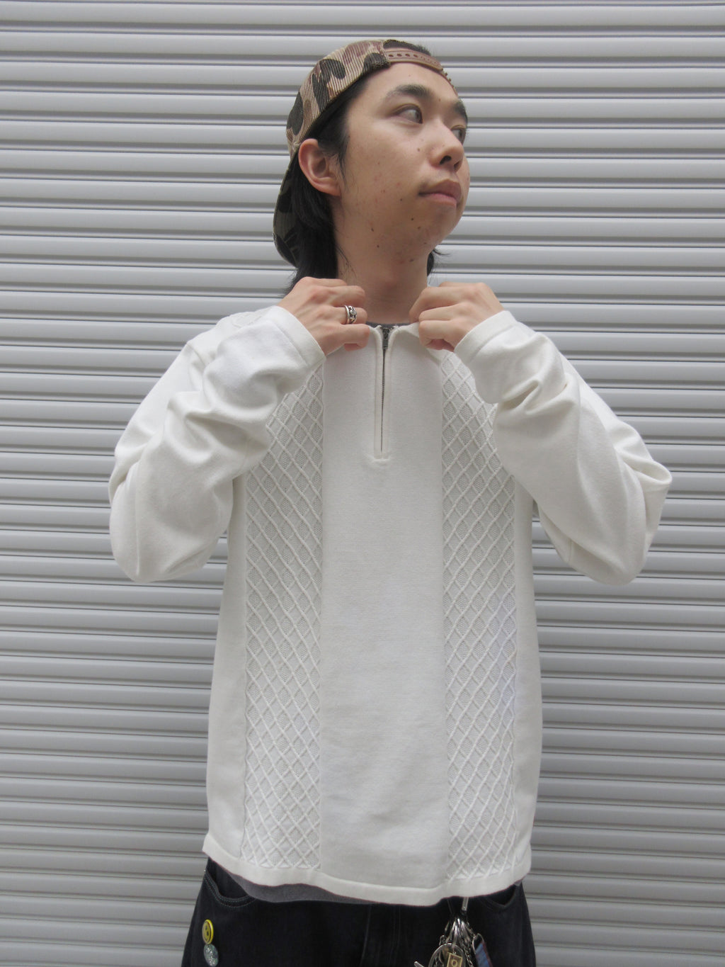 GOLF WANG Half Zip Knit