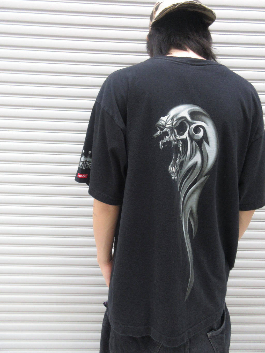 00s JNCO JEANS Skull Logo Graphic Tee