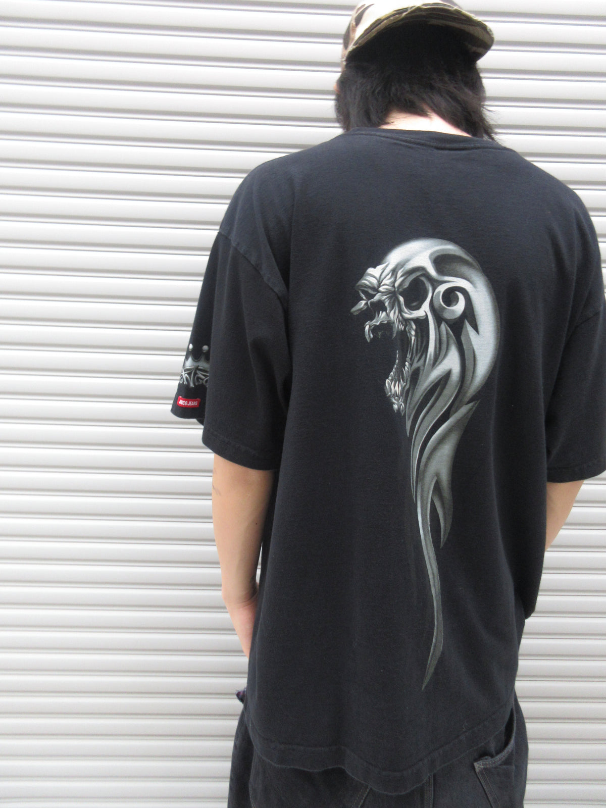 00s JNCO JEANS Skull Logo Graphic Tee