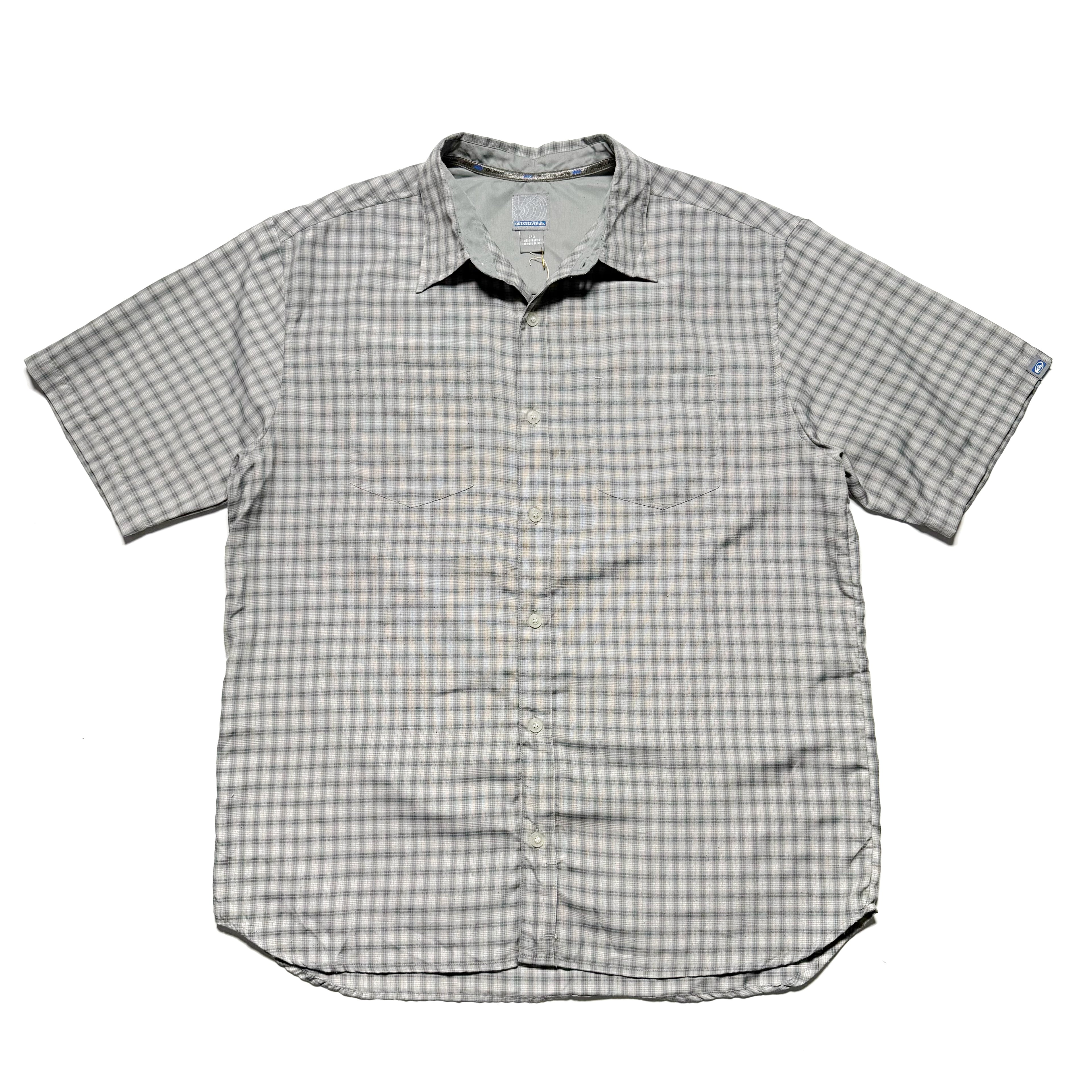 00s QUIKSILVER Check S/S Shirts