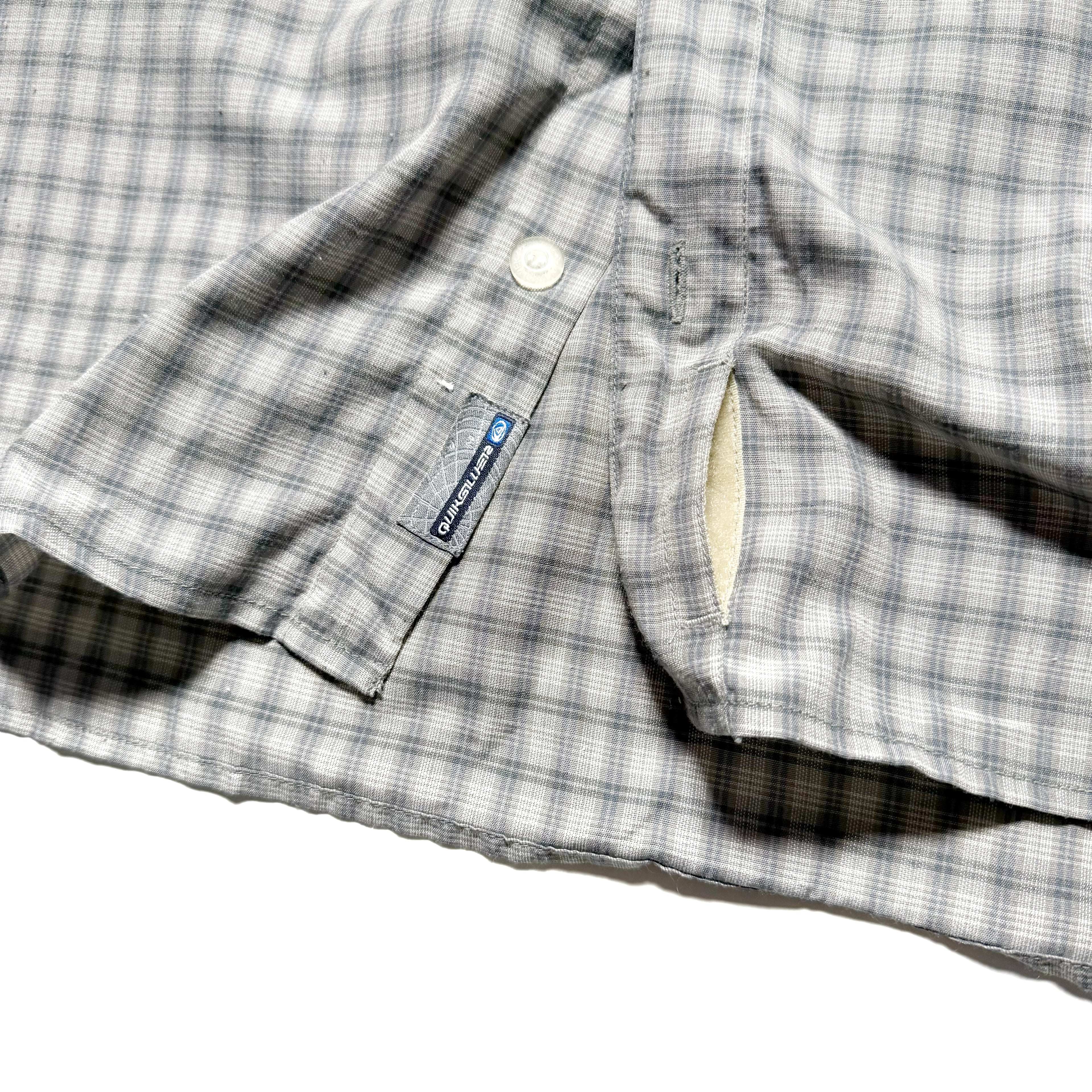 00s QUIKSILVER Check S/S Shirts