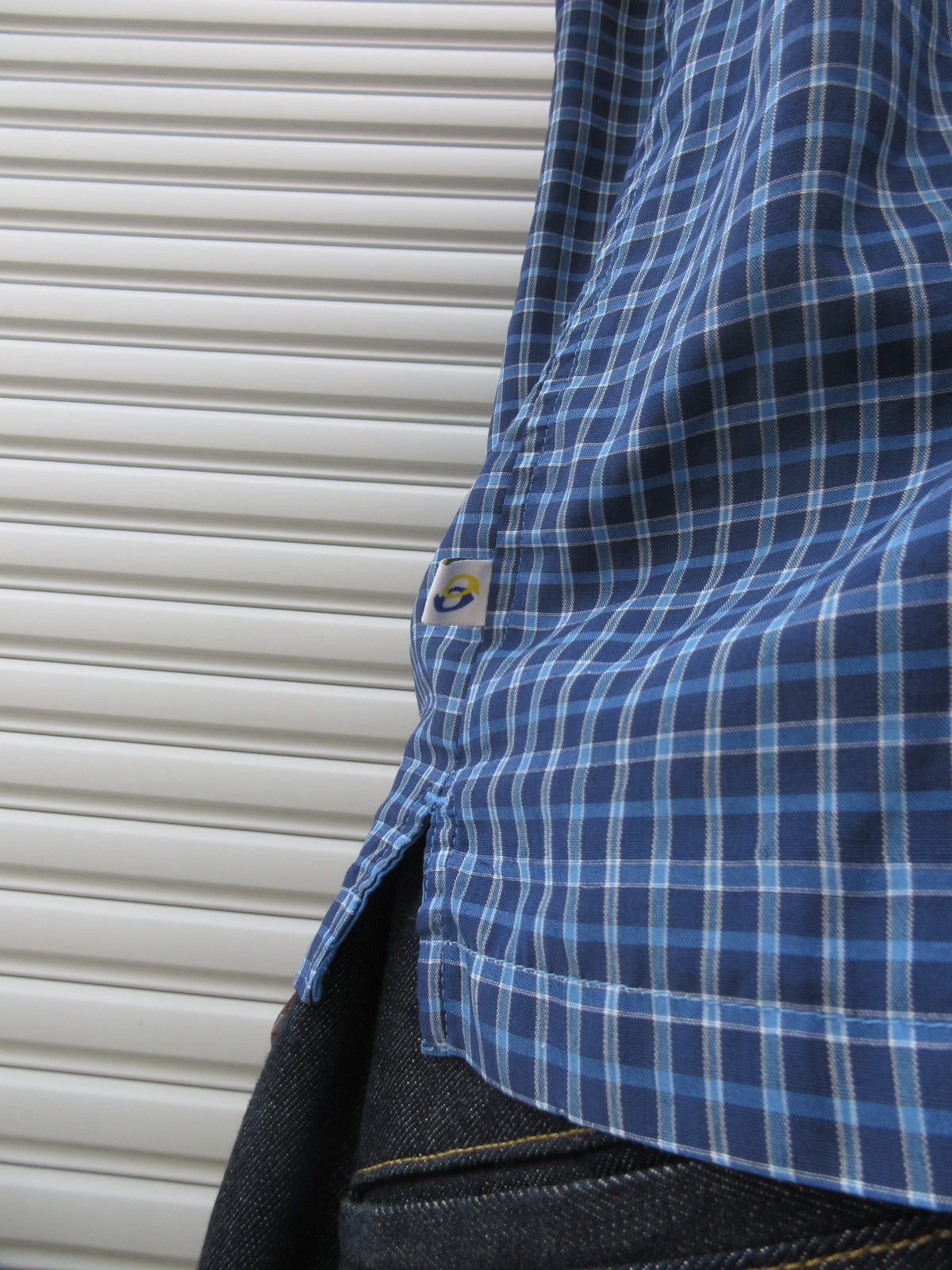 00s Anchor Blue Check S/S Shirts
