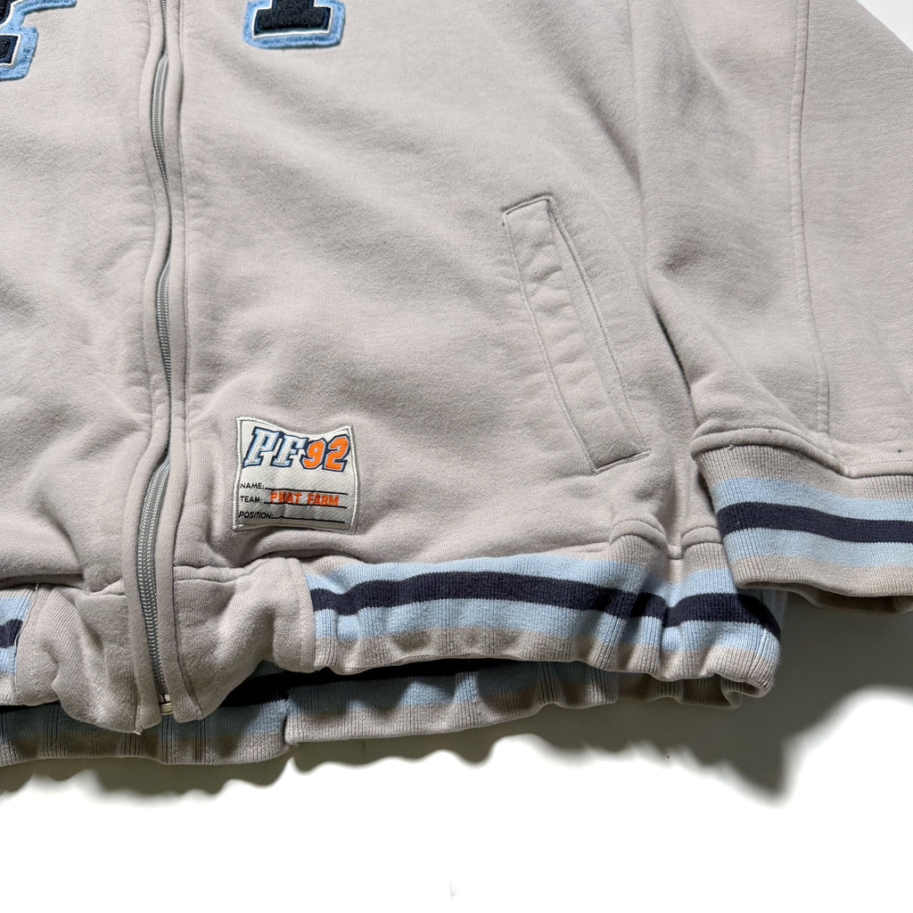 00s PHAT FARM Logo Design Zip Hoodie