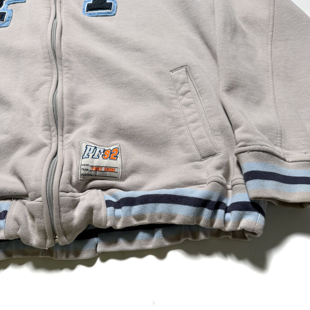 00s PHAT FARM Logo Design Zip Hoodie