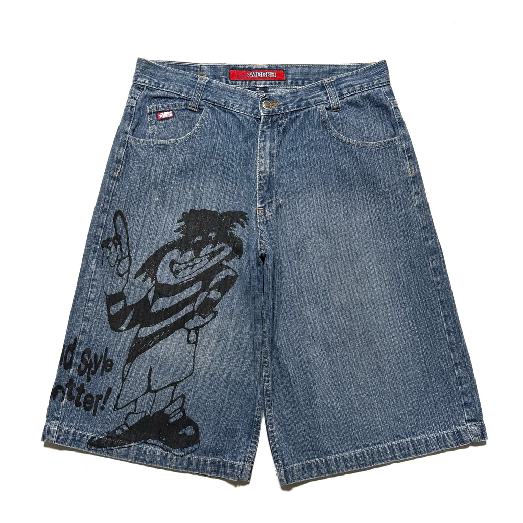 90~00s MECCA × ANRGRNY Super Baggy Denim Shorts