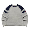 00s GUESS Design Two-tone Knit Sweater