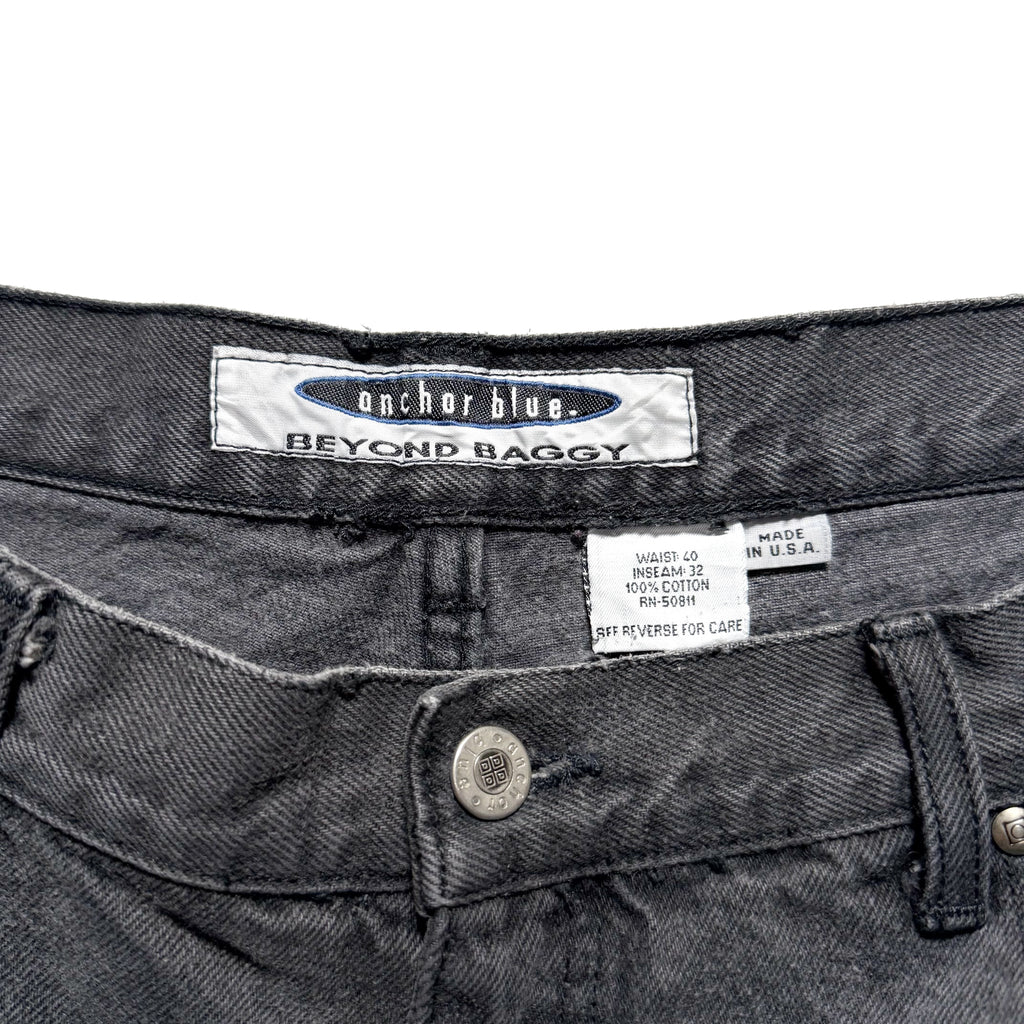 90~00s Anchor Blue BEYOND BAGGY Denim