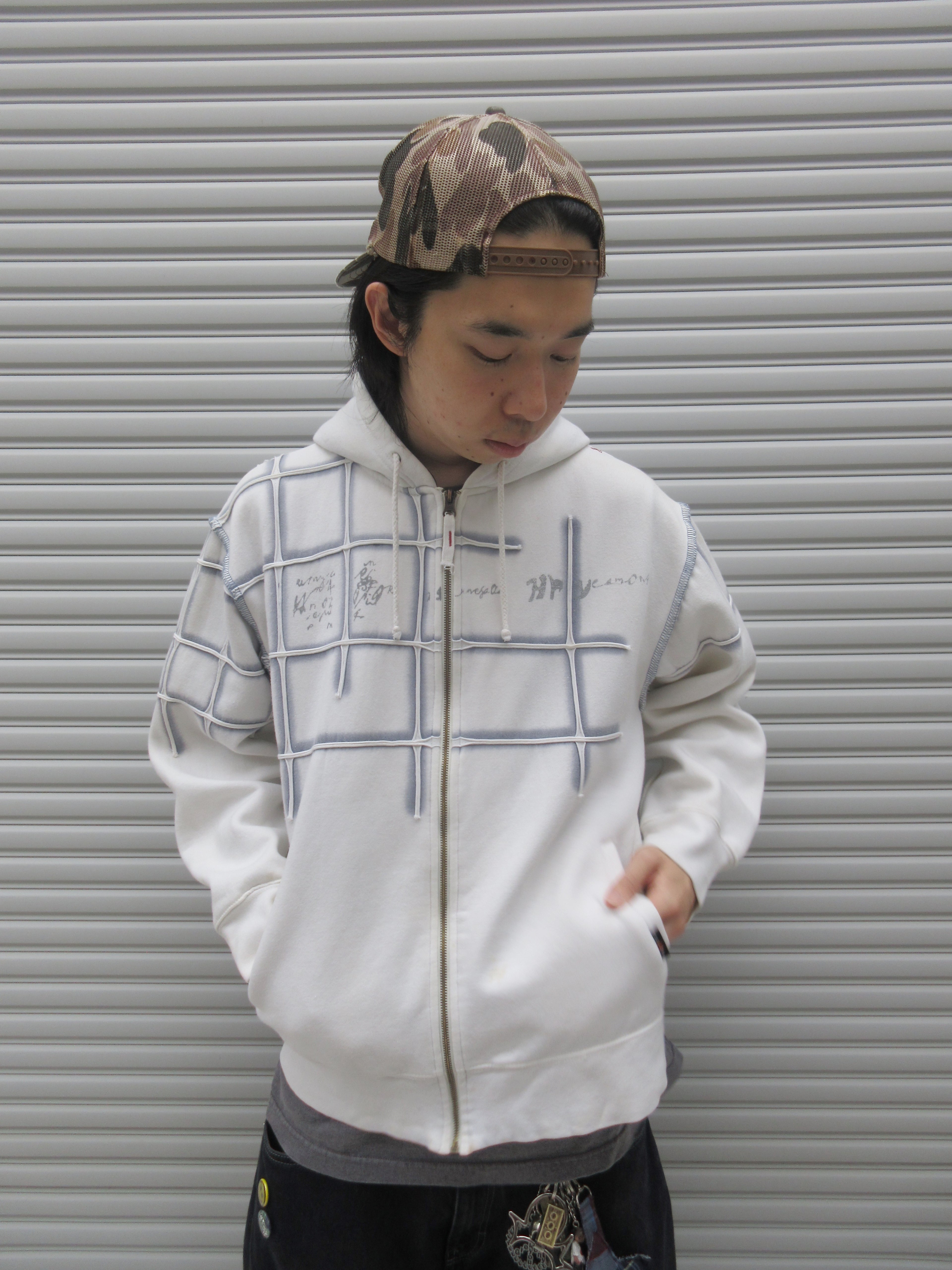 00s SIMON VALENTE Design Zipup Hoodie