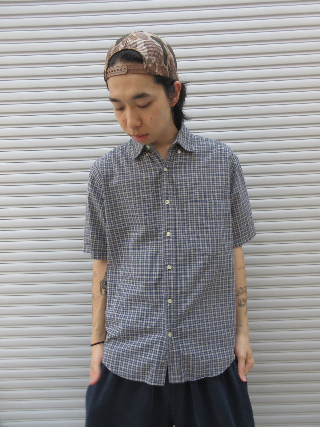 00s OLD NAVY Check S/S Shirts