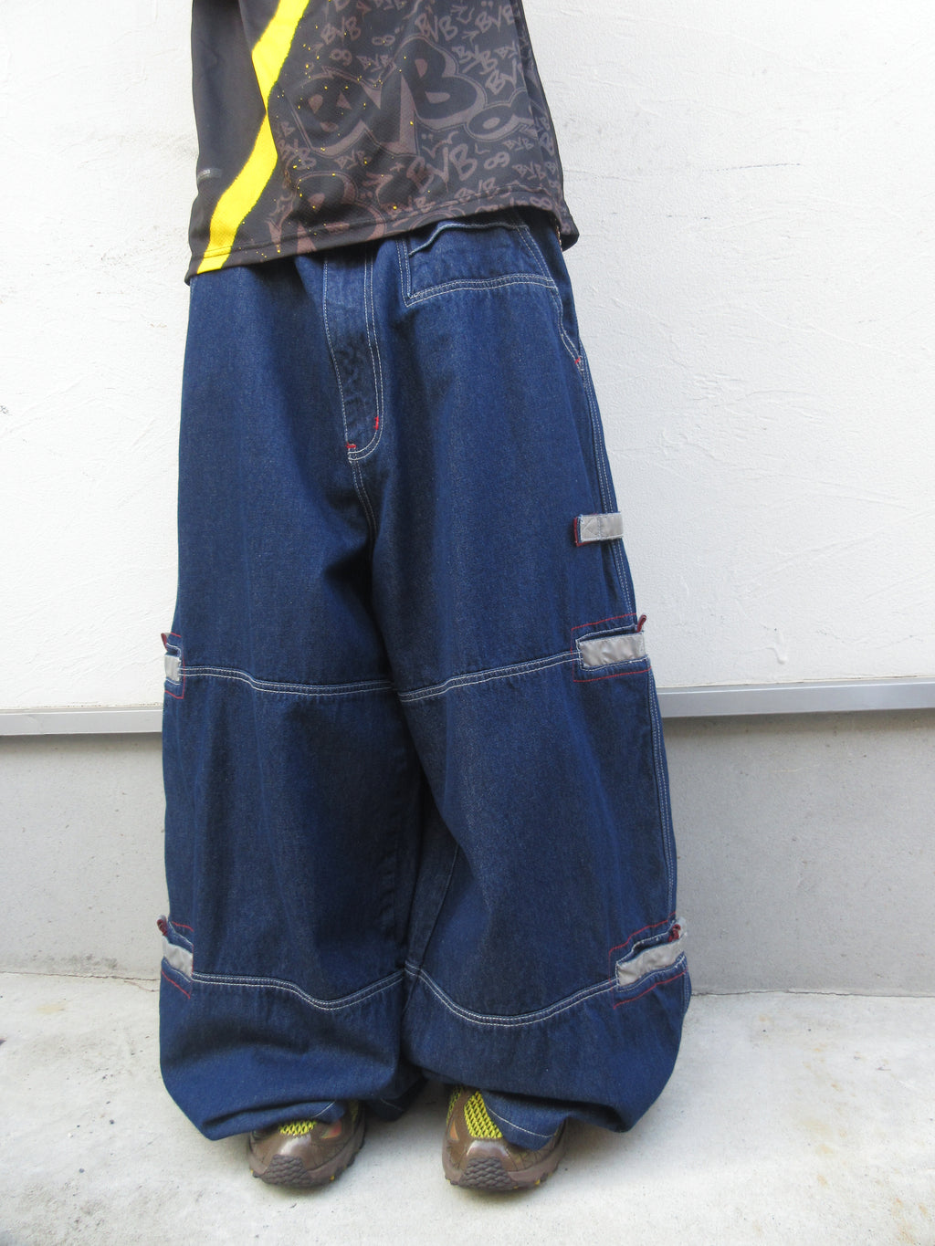 90s MACGEAR Super Baggy Gimmick Denim