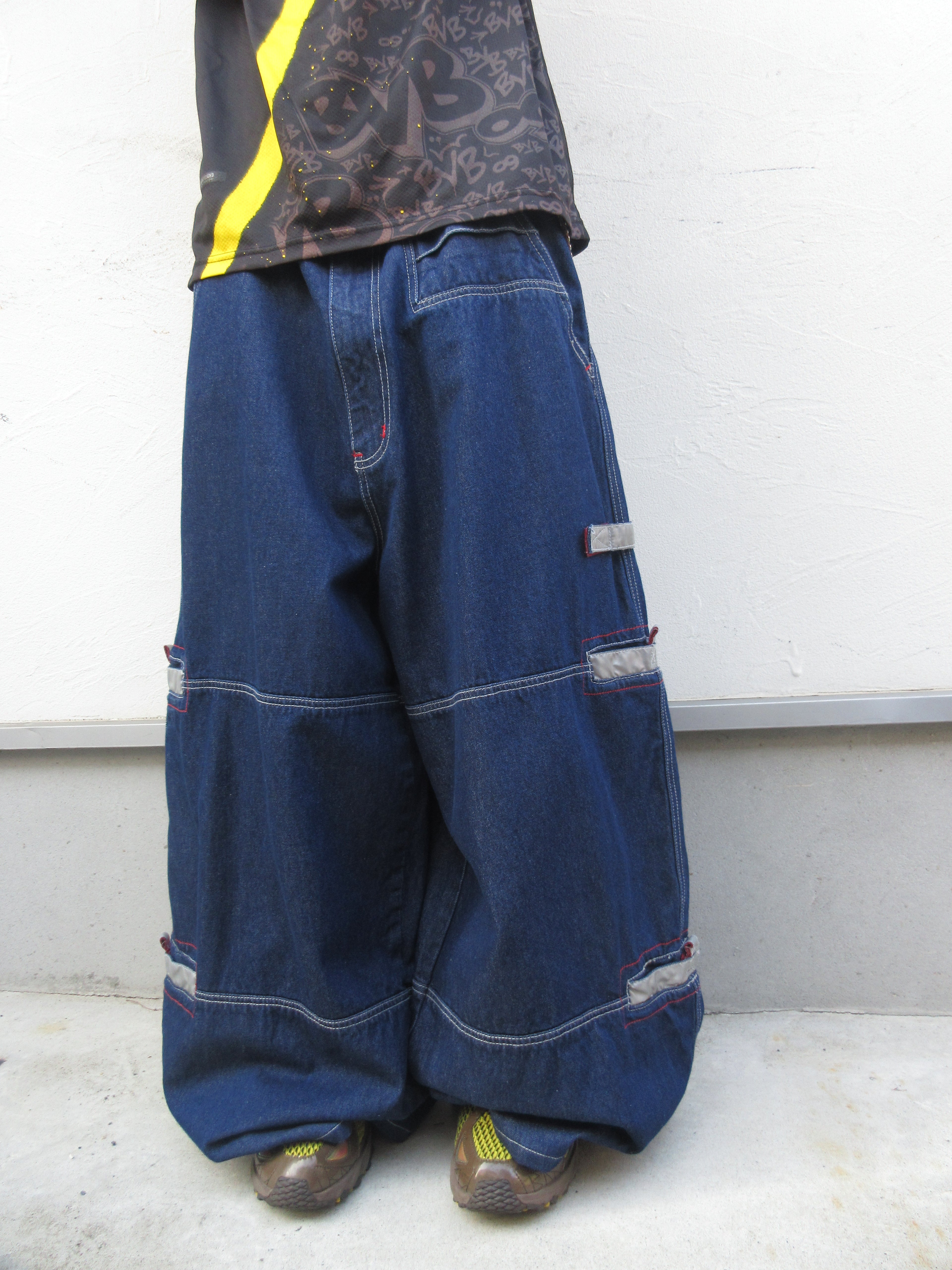 90s MACGEAR Super Baggy Gimmick Denim