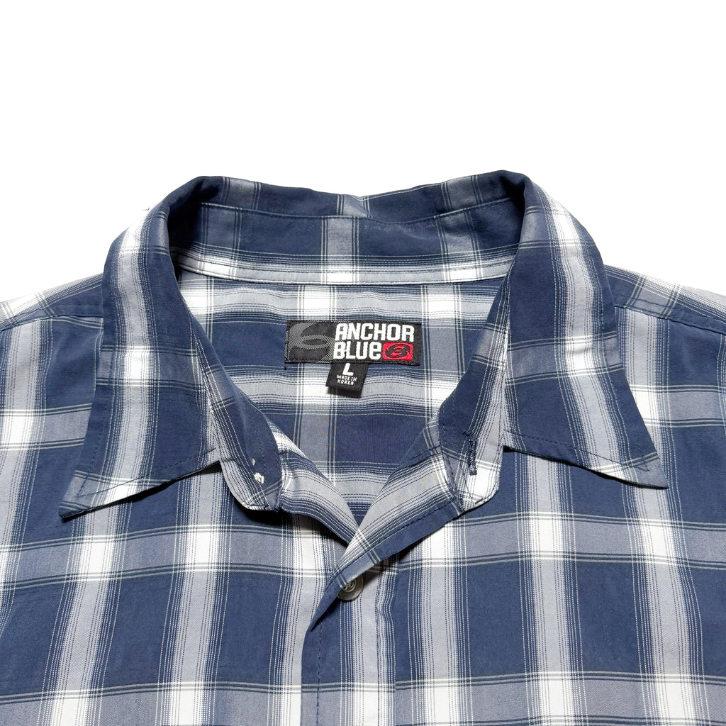 00s Anchor Blue Check S/S Shirts