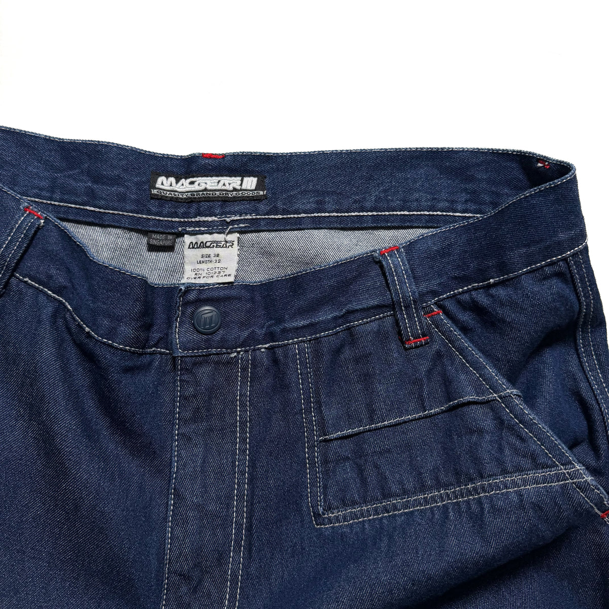 90s MACGEAR Super Baggy Gimmick Denim