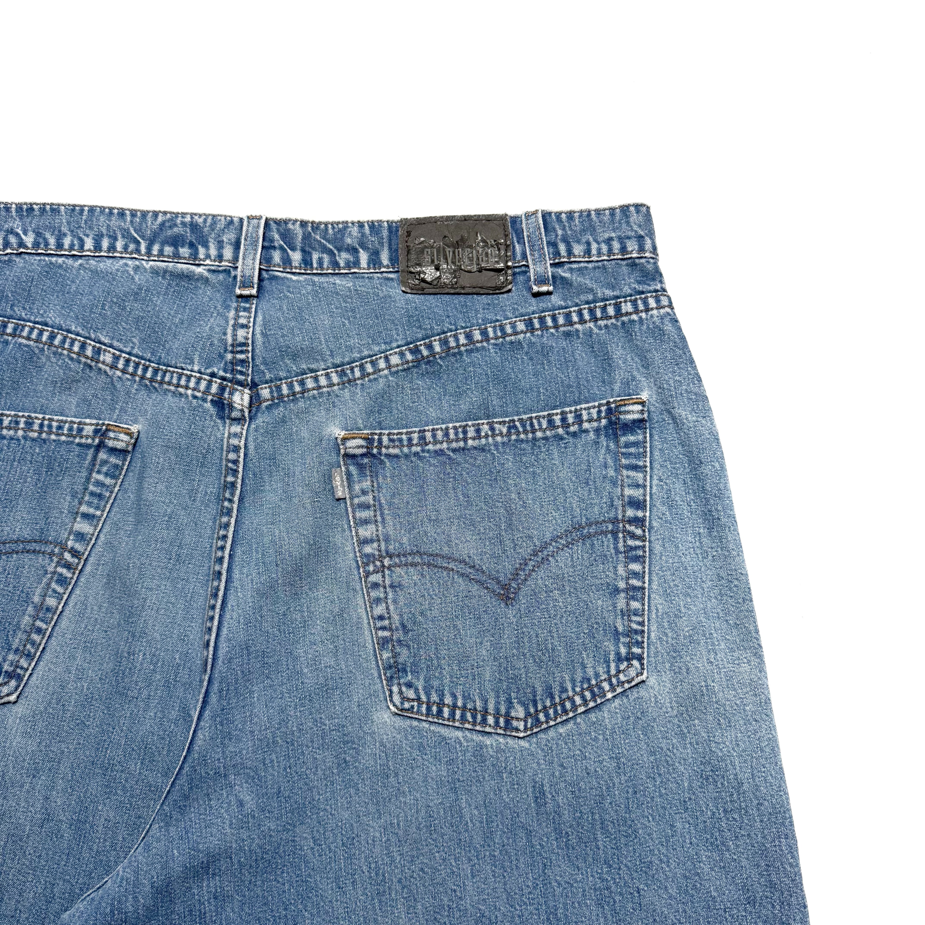 90s SILVER TAB Long Jorts