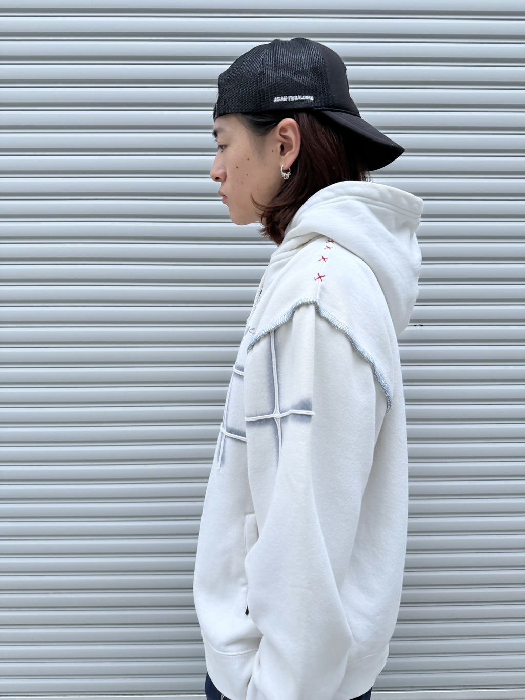 00s SIMON VALENTE Design Zipup Hoodie
