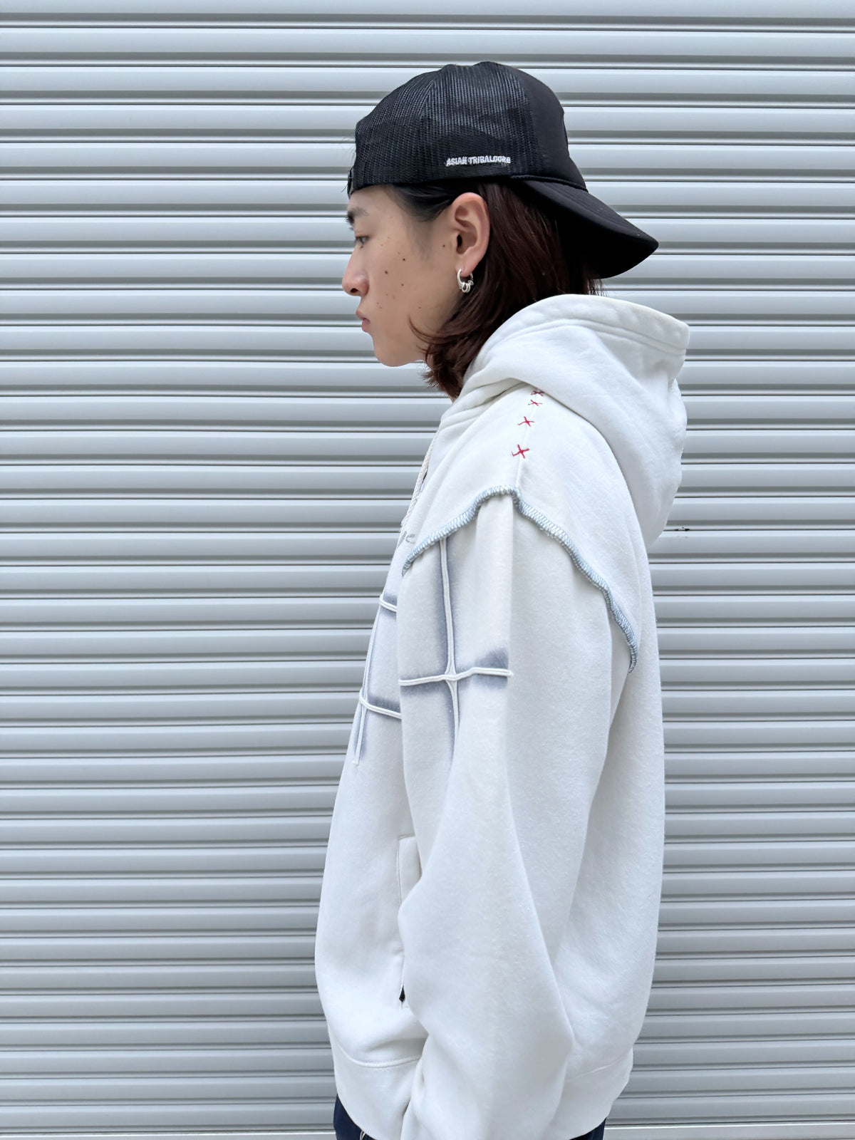 00s SIMON VALENTE Design Zipup Hoodie
