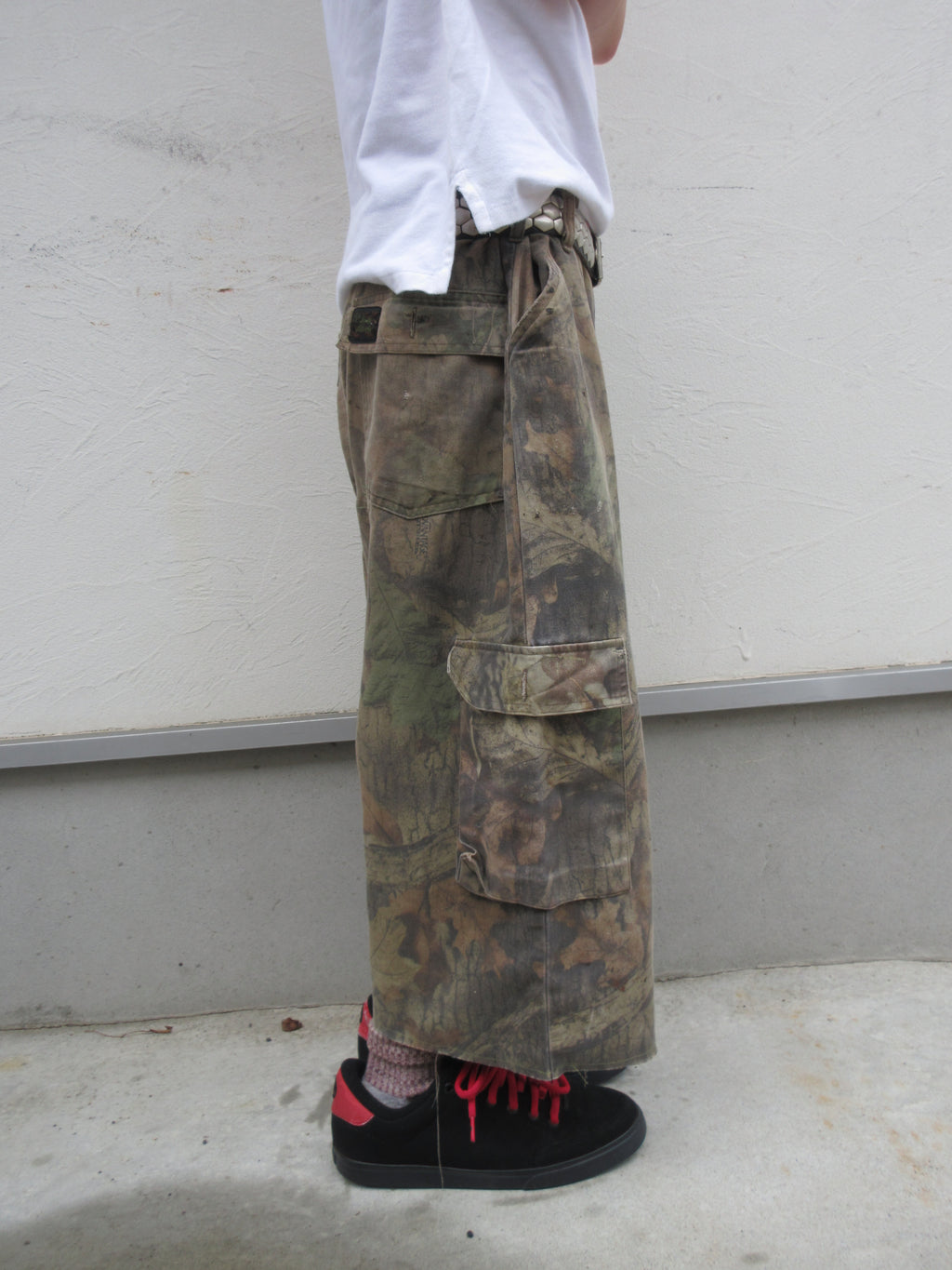 00s UNKNOWN Tree Camo Baggy Cargo Shorts