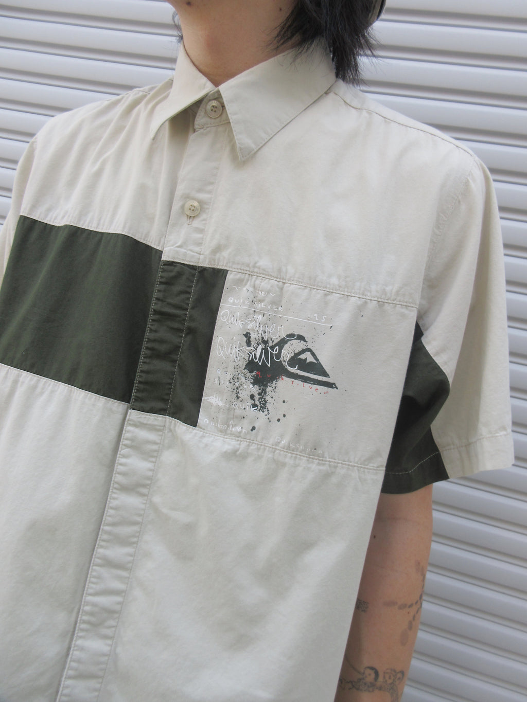 00s QUIKSILVER Design S/S Shirts