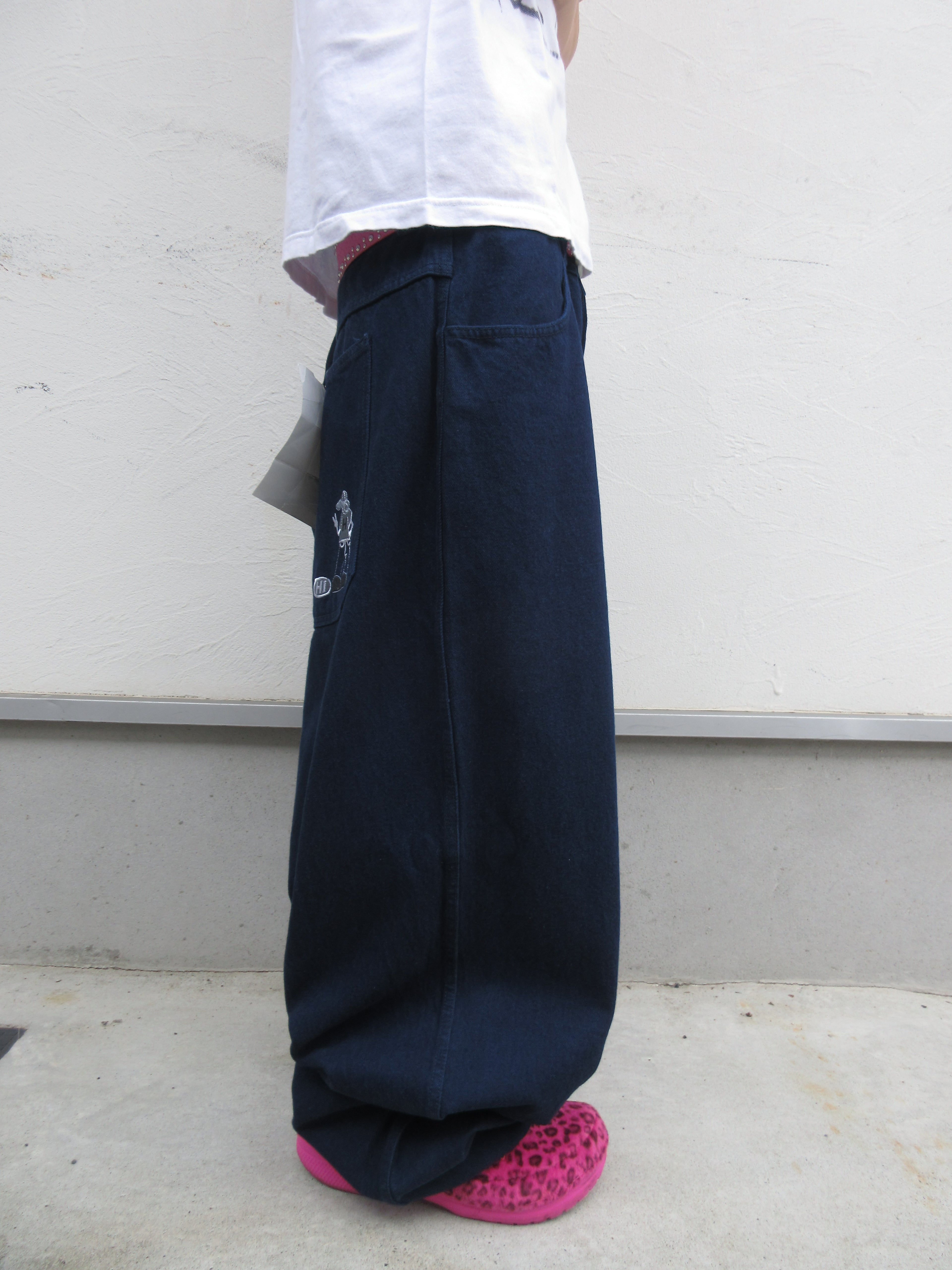 90s HI CUT LINE Hyper Baggy Denim