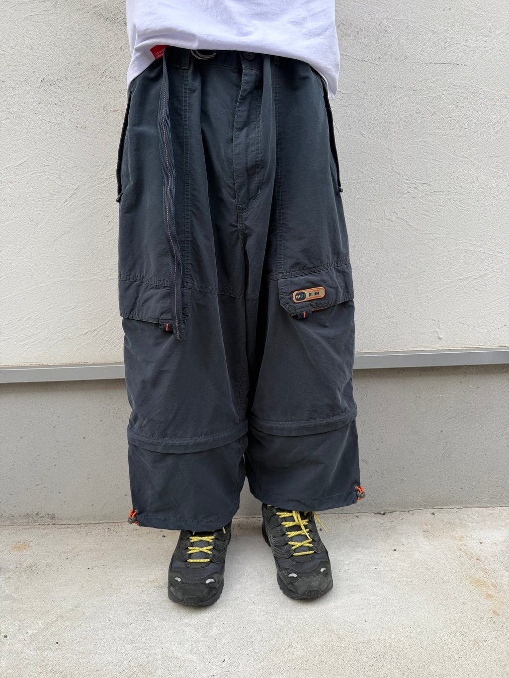 00s WEAR FIRST Super Baggy Convertible Cropped Shorts