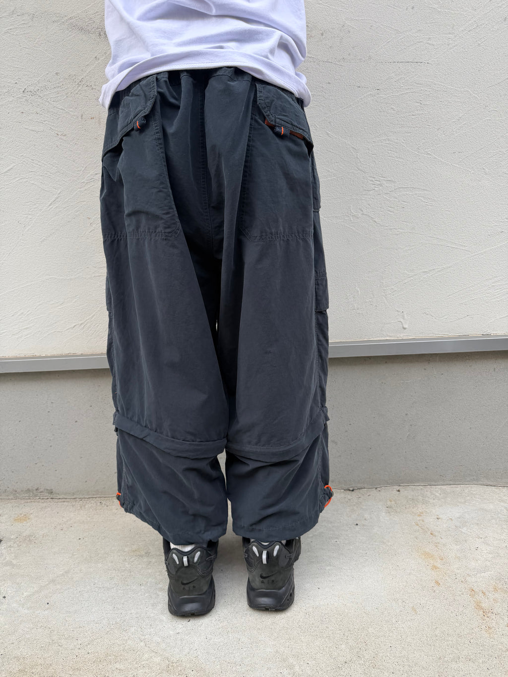 00s WEAR FIRST Super Baggy Convertible Cropped Shorts