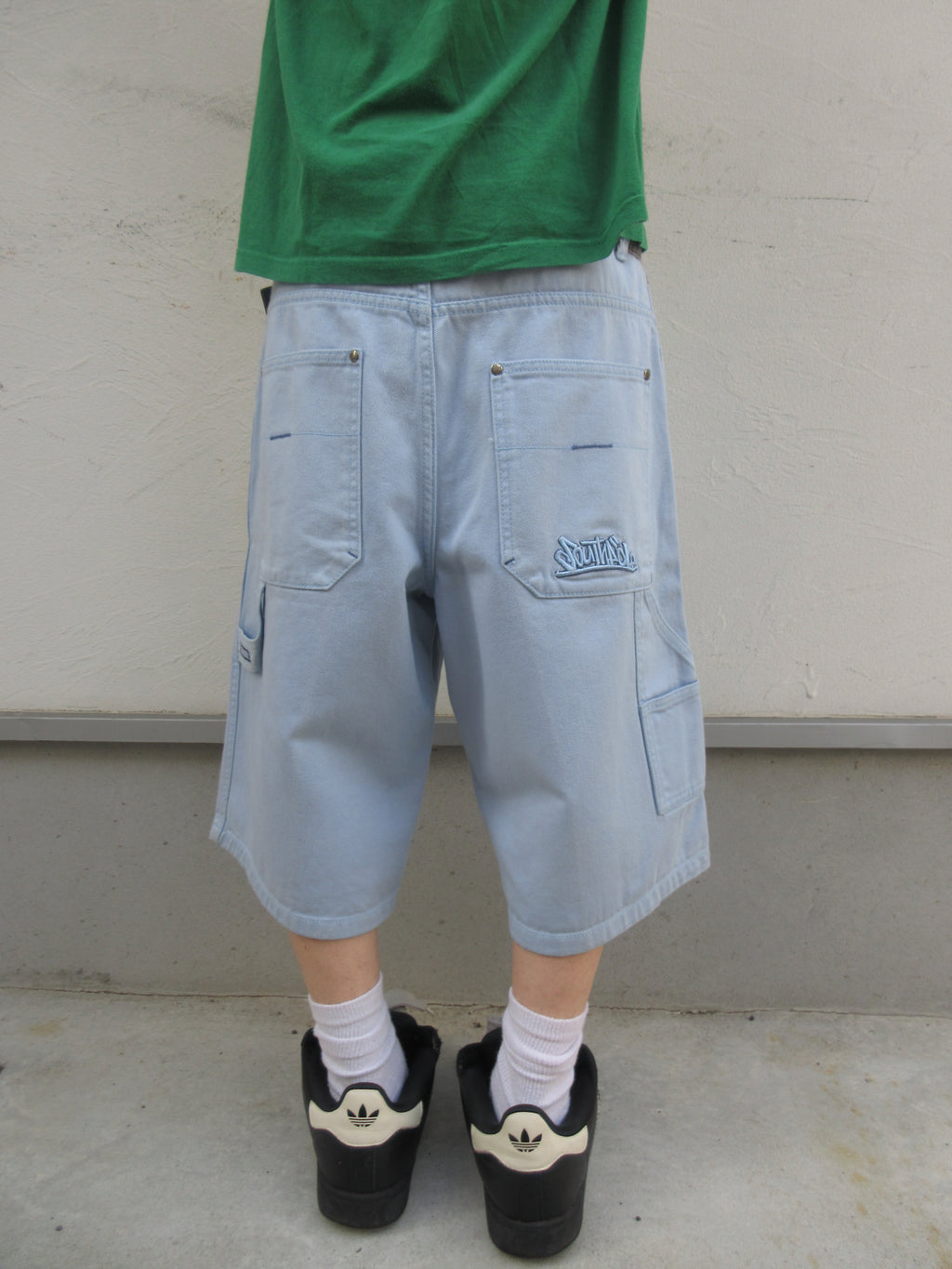 90~00s SOUTHPOLE × ANRGRNY Super Baggy Denim Shorts