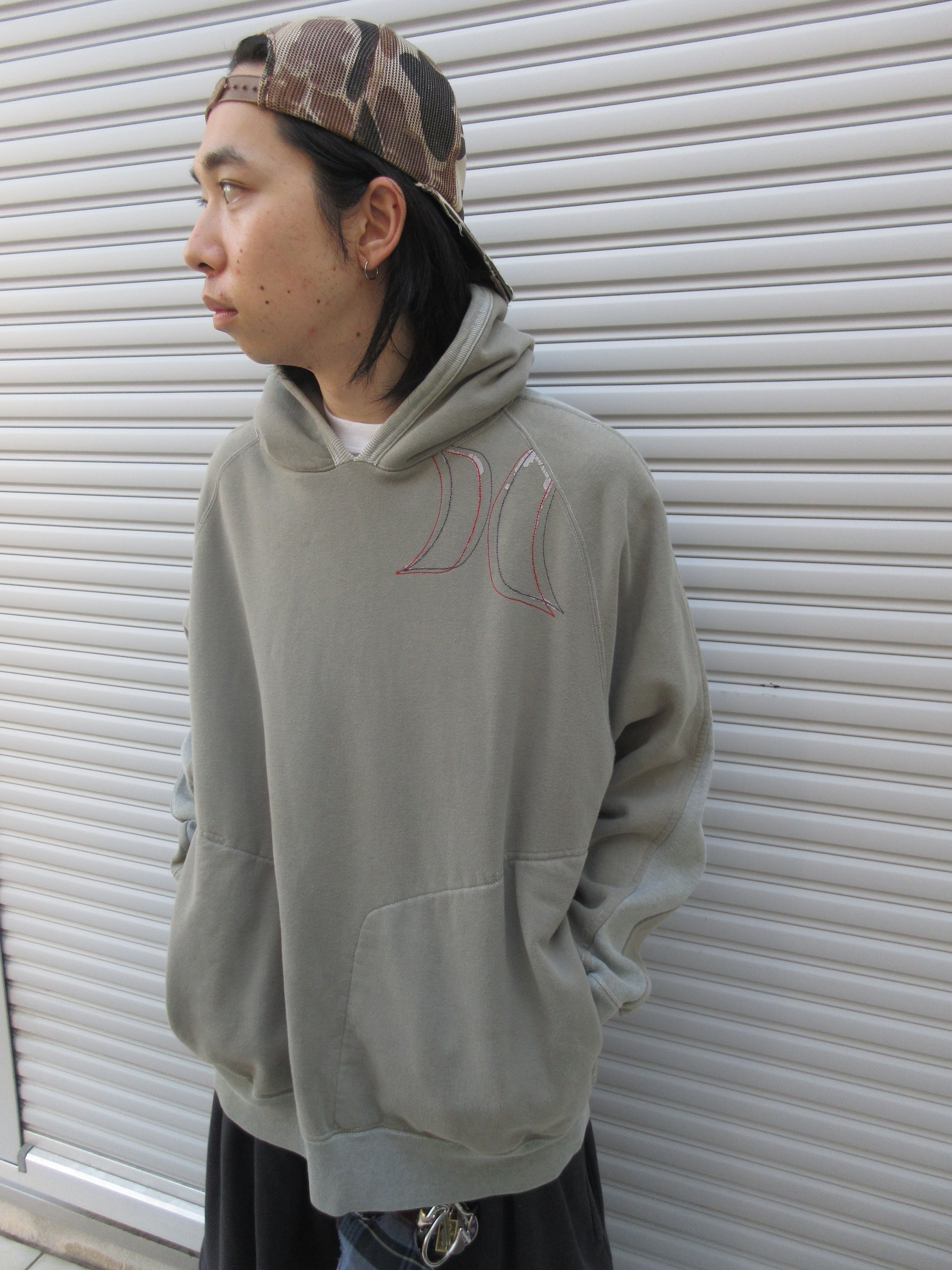 00s HURLEY Design Logo Hoodie