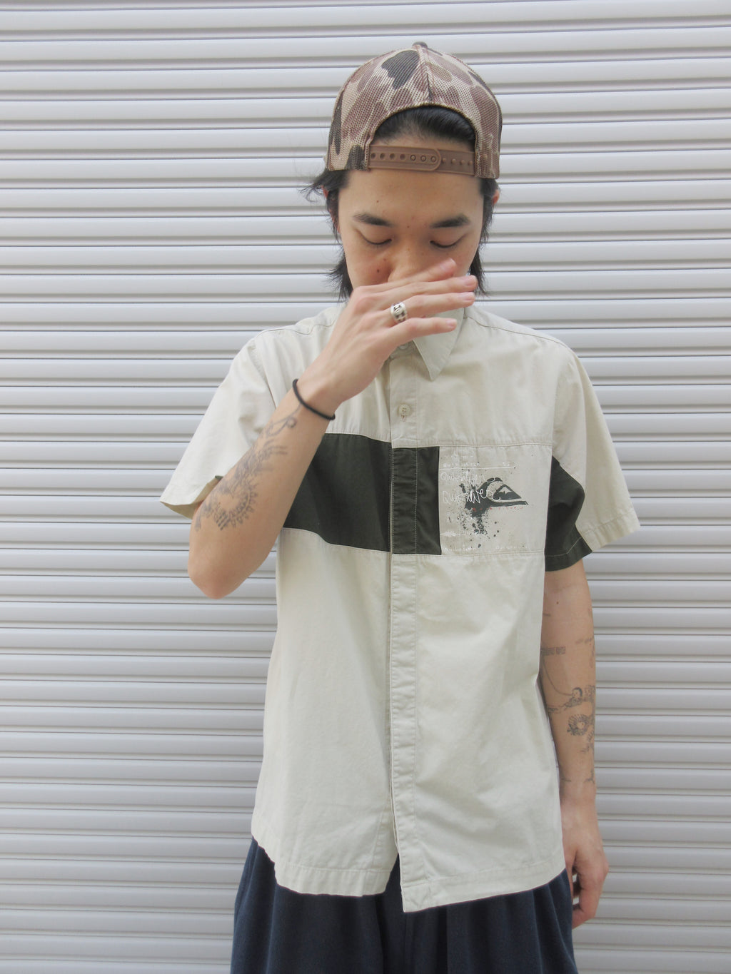 00s QUIKSILVER Design S/S Shirts