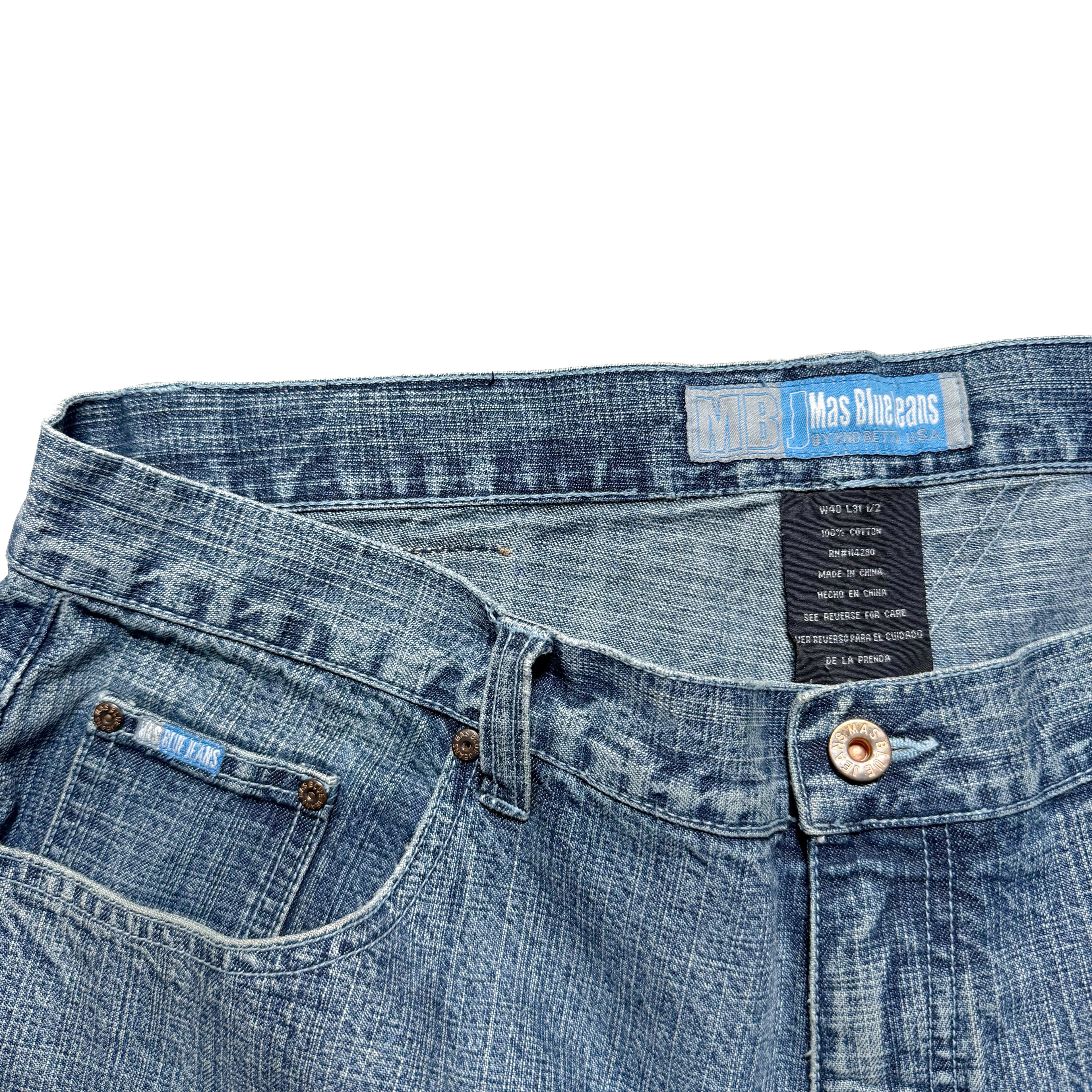 00s Mas Blue Jeans Baggy Denim
