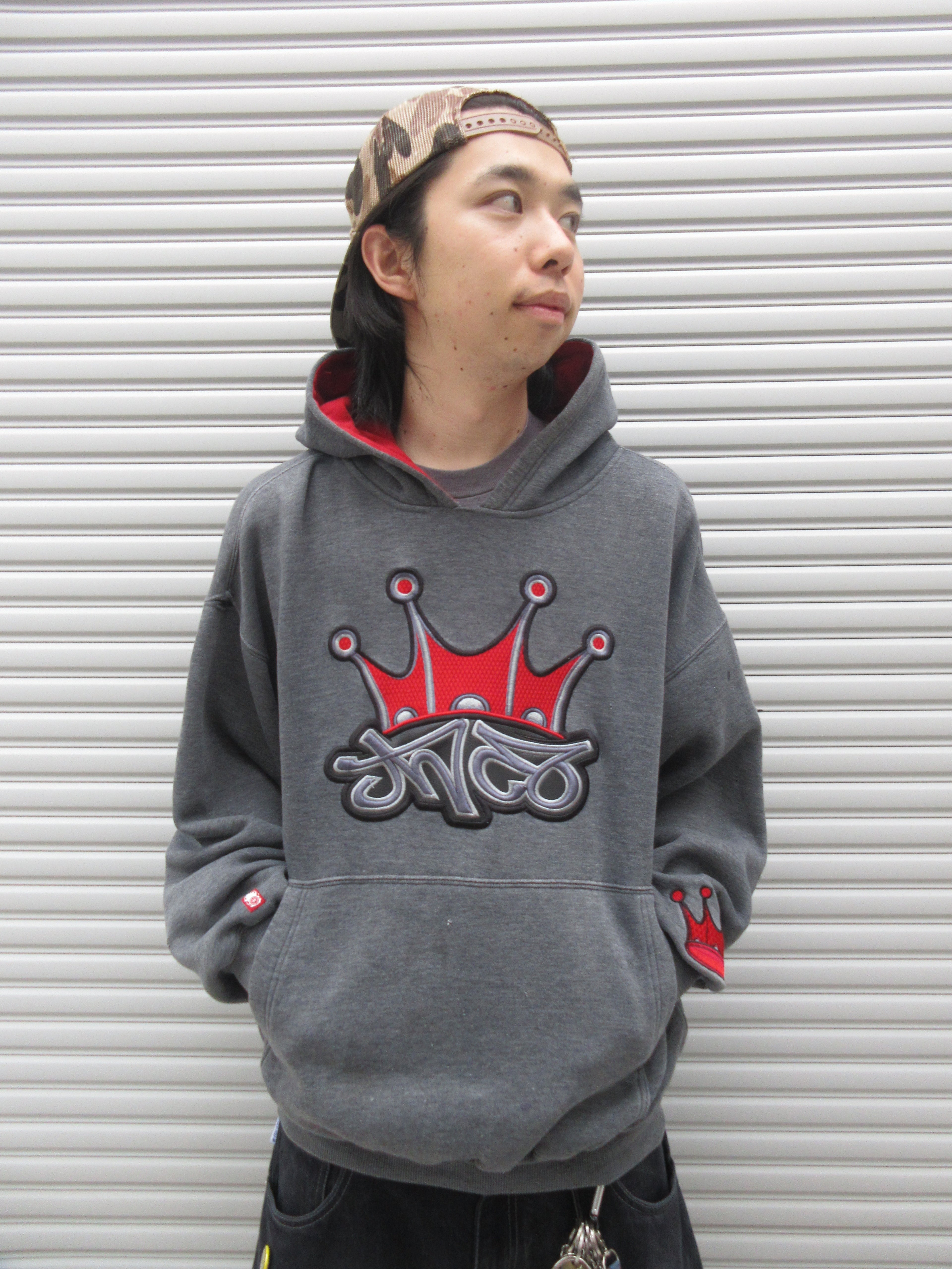 00s JNCO JEANS Crown Logo Hoodie