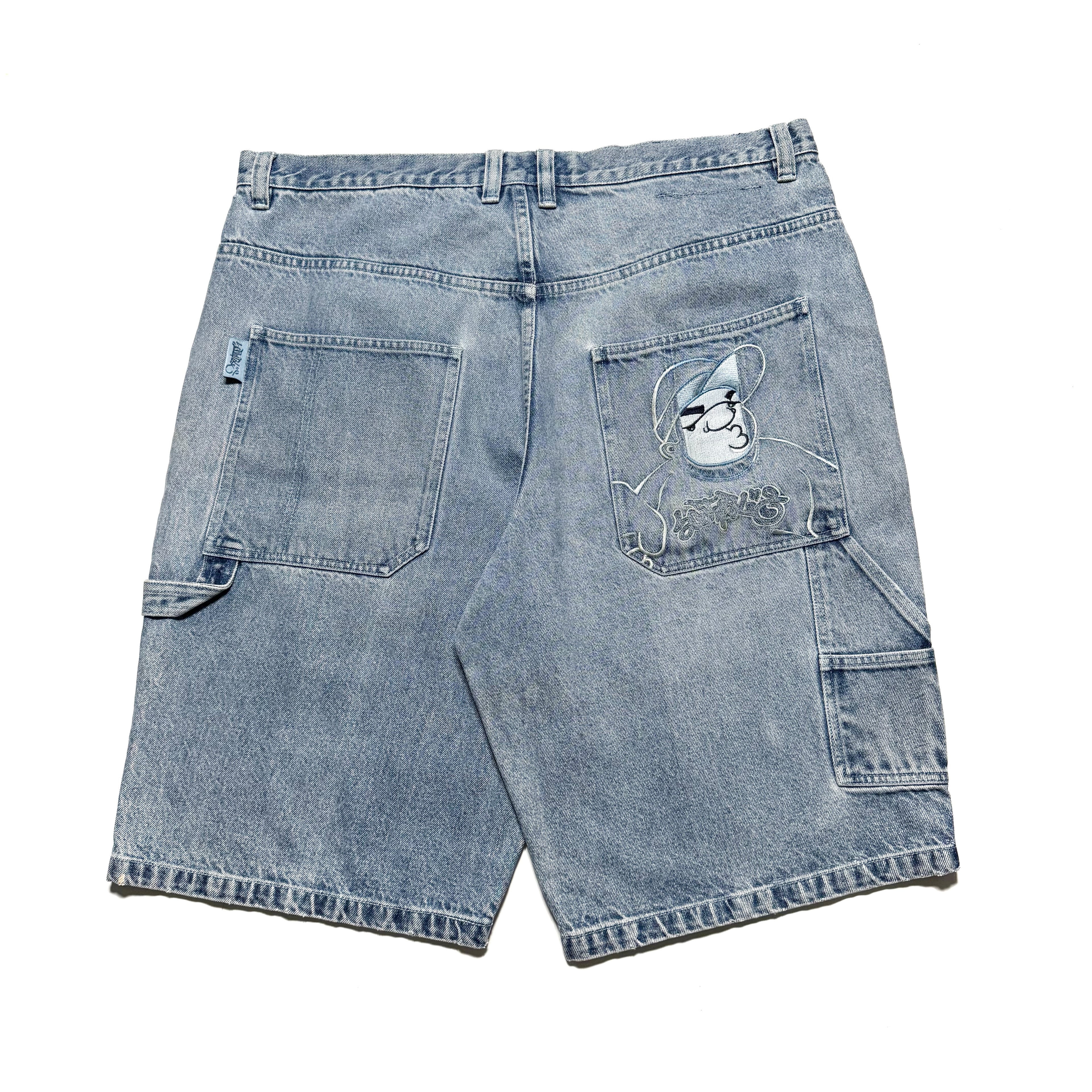 90~00s SOUTHPOLE × ANRGRNY Super Baggy Denim Shorts