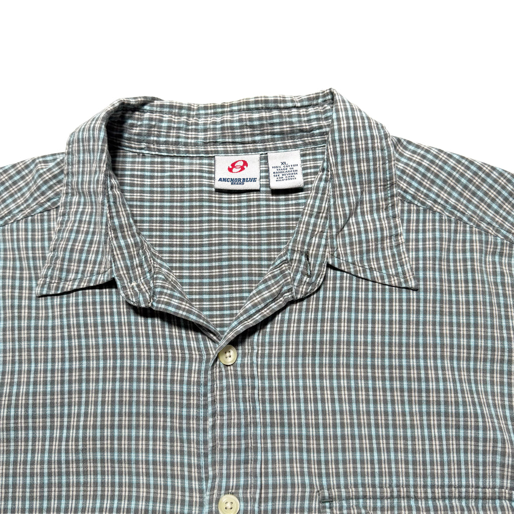 00s Anchor Blue Check S/S Shirts