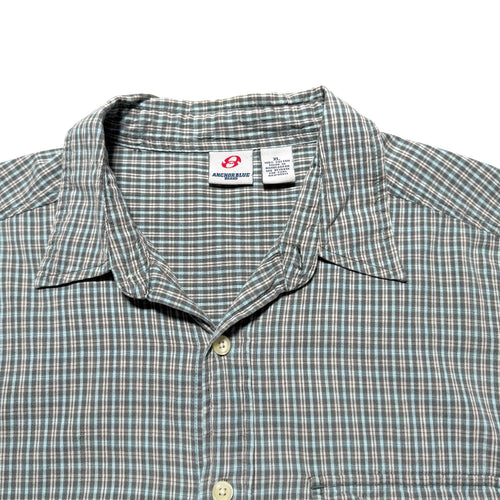 00s Anchor Blue Check S/S Shirts