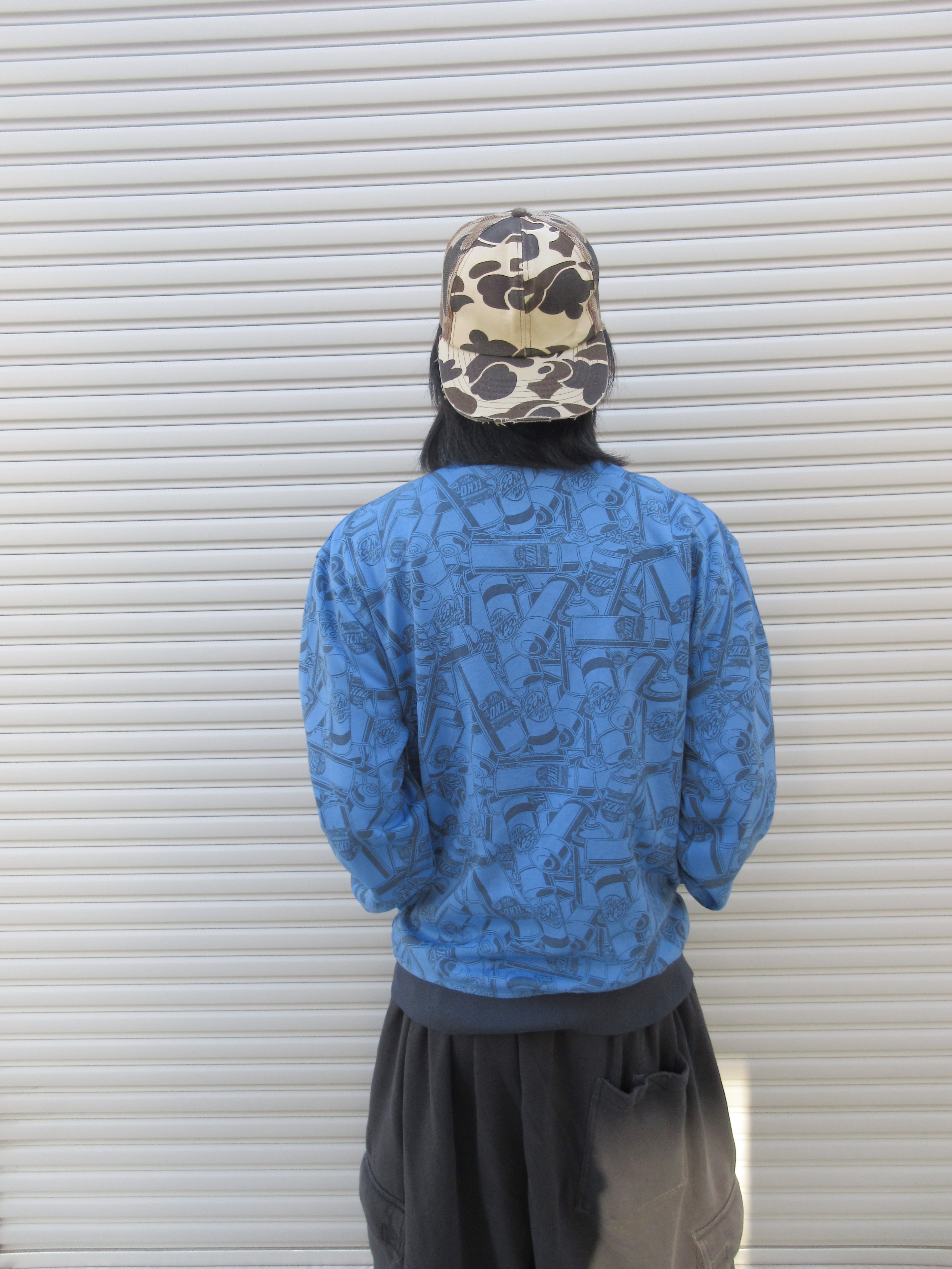 00~10s ECKO Spray Can Graphic Zipup Sweat Shirts