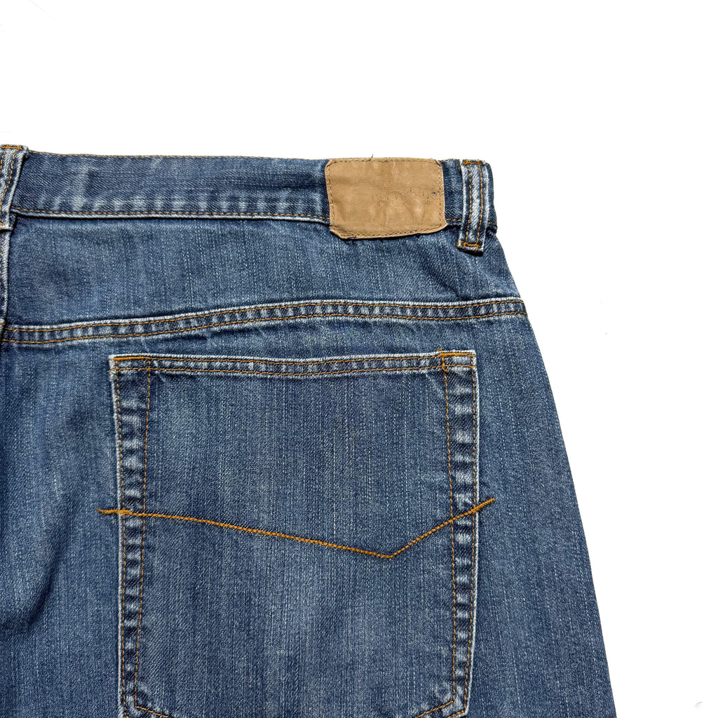 00s Anchor Blue BAGGY Denim Shorts
