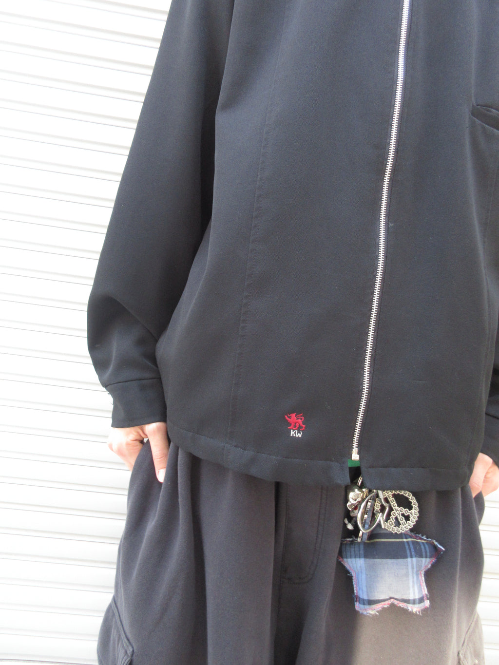 90s KIK WEAR Design Zipup Jacket