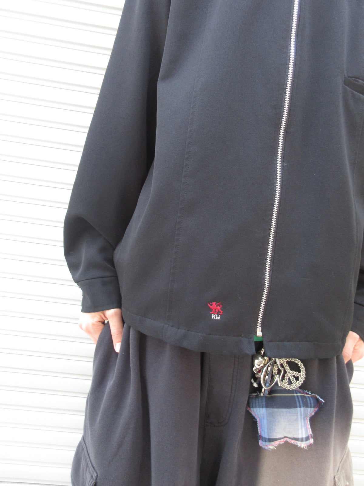 90s KIK WEAR Design Zipup Jacket