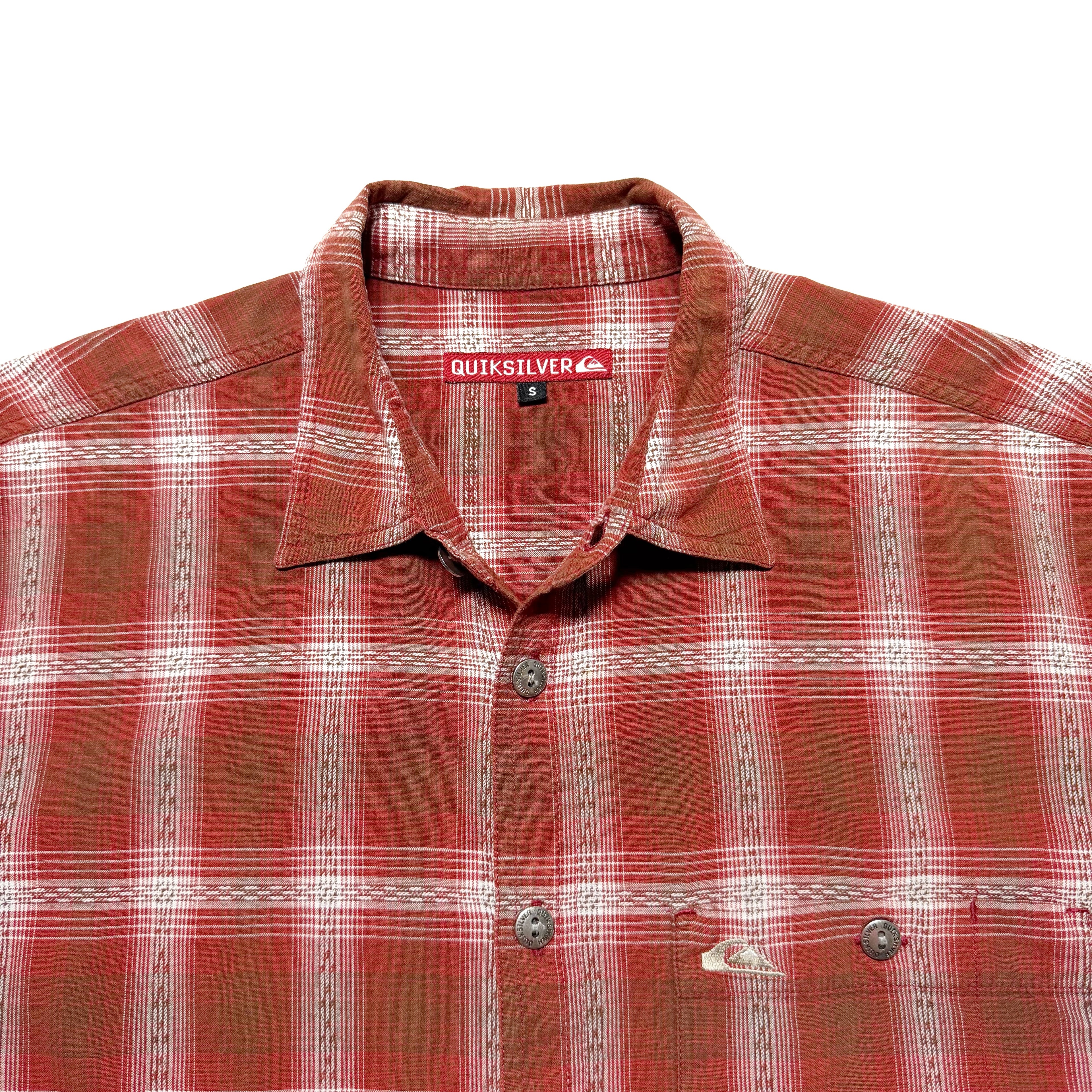 00s QUIKSILVER Check S/S Shirts