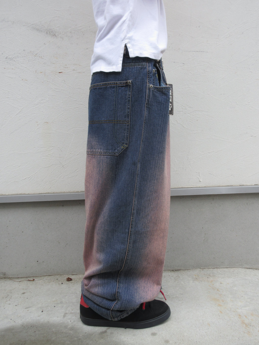 00s STUB JEANS Baggy Denim