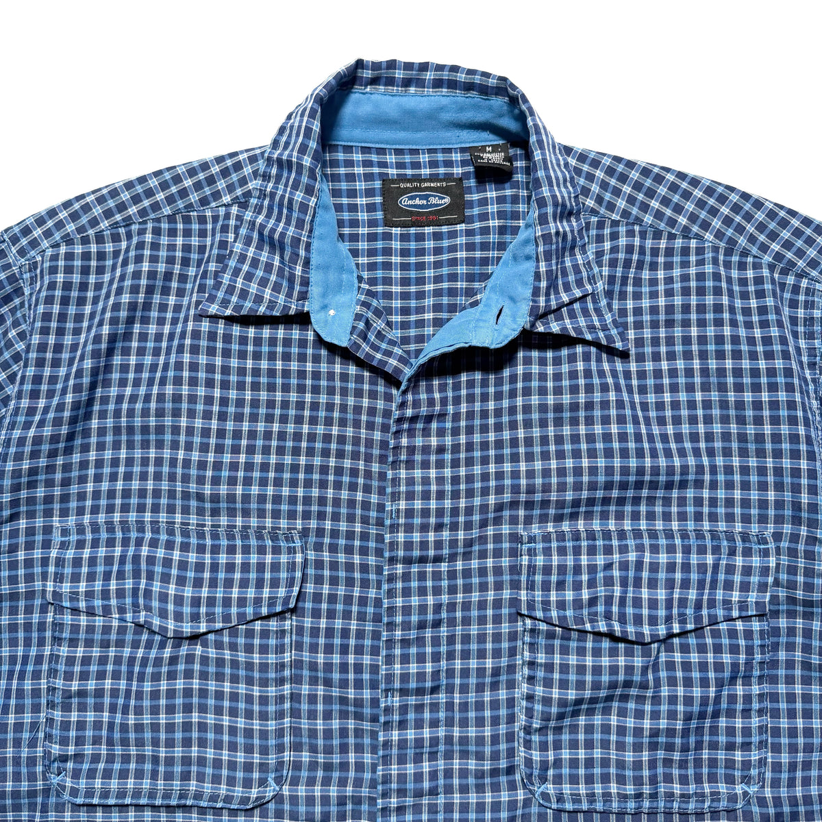 00s Anchor Blue Check S/S Shirts