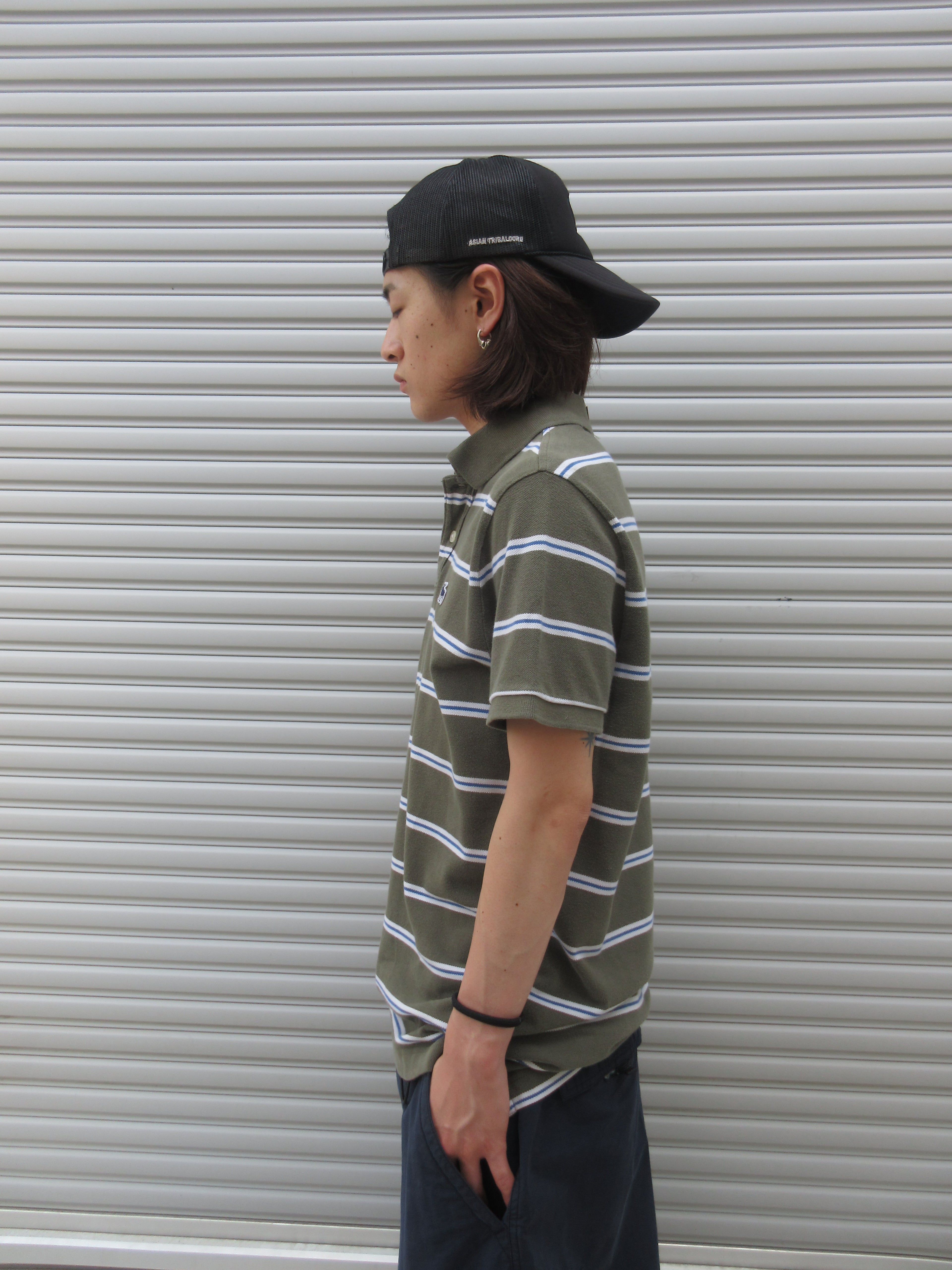 00s Abercrombie&Fitch Border Polo Shirts