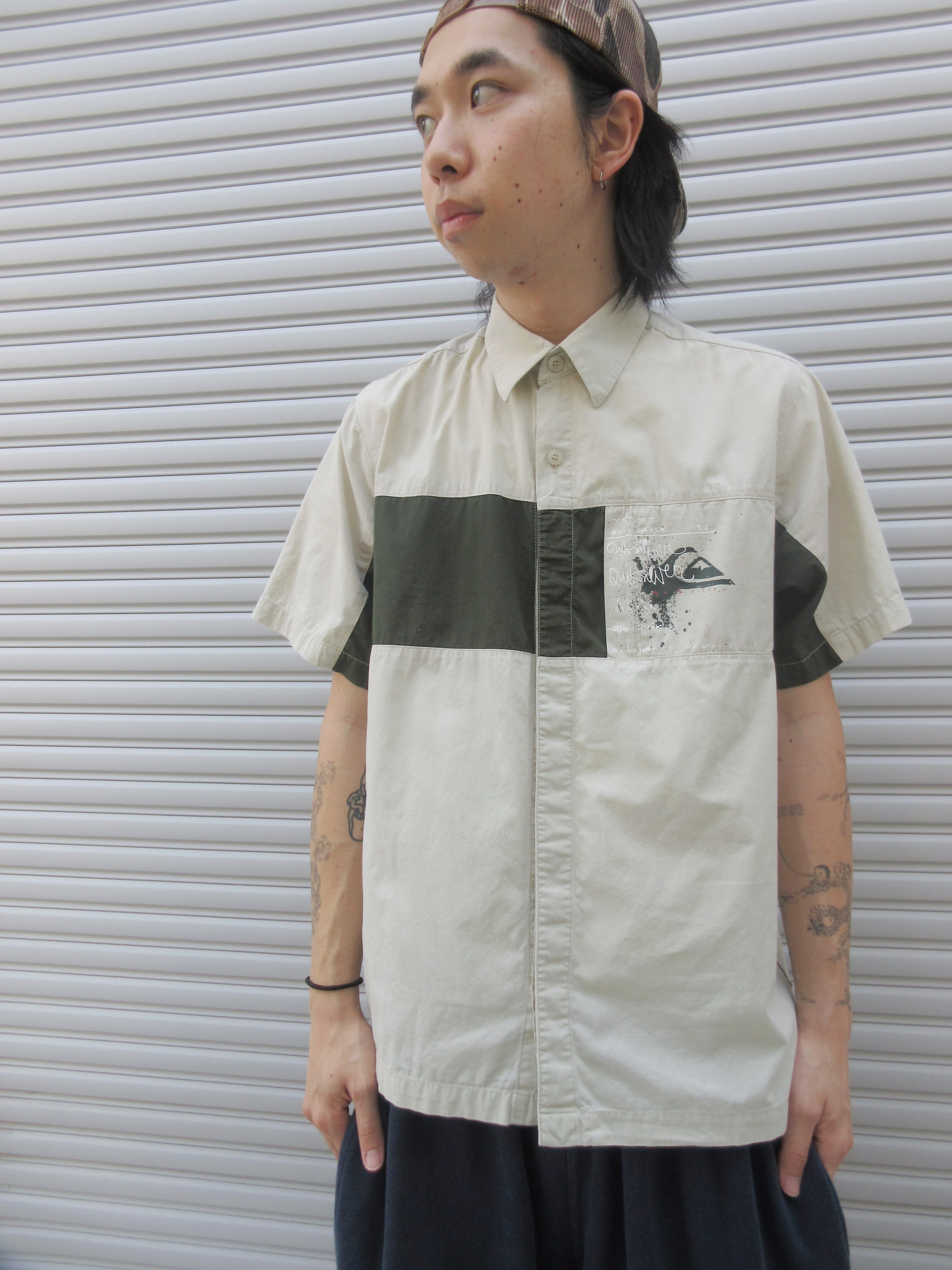 00s QUIKSILVER Design S/S Shirts