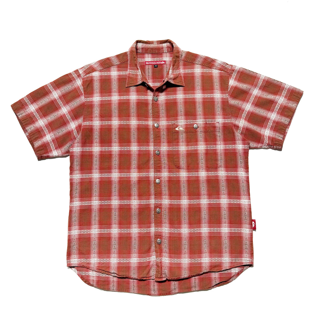 00s QUIKSILVER Check S/S Shirts