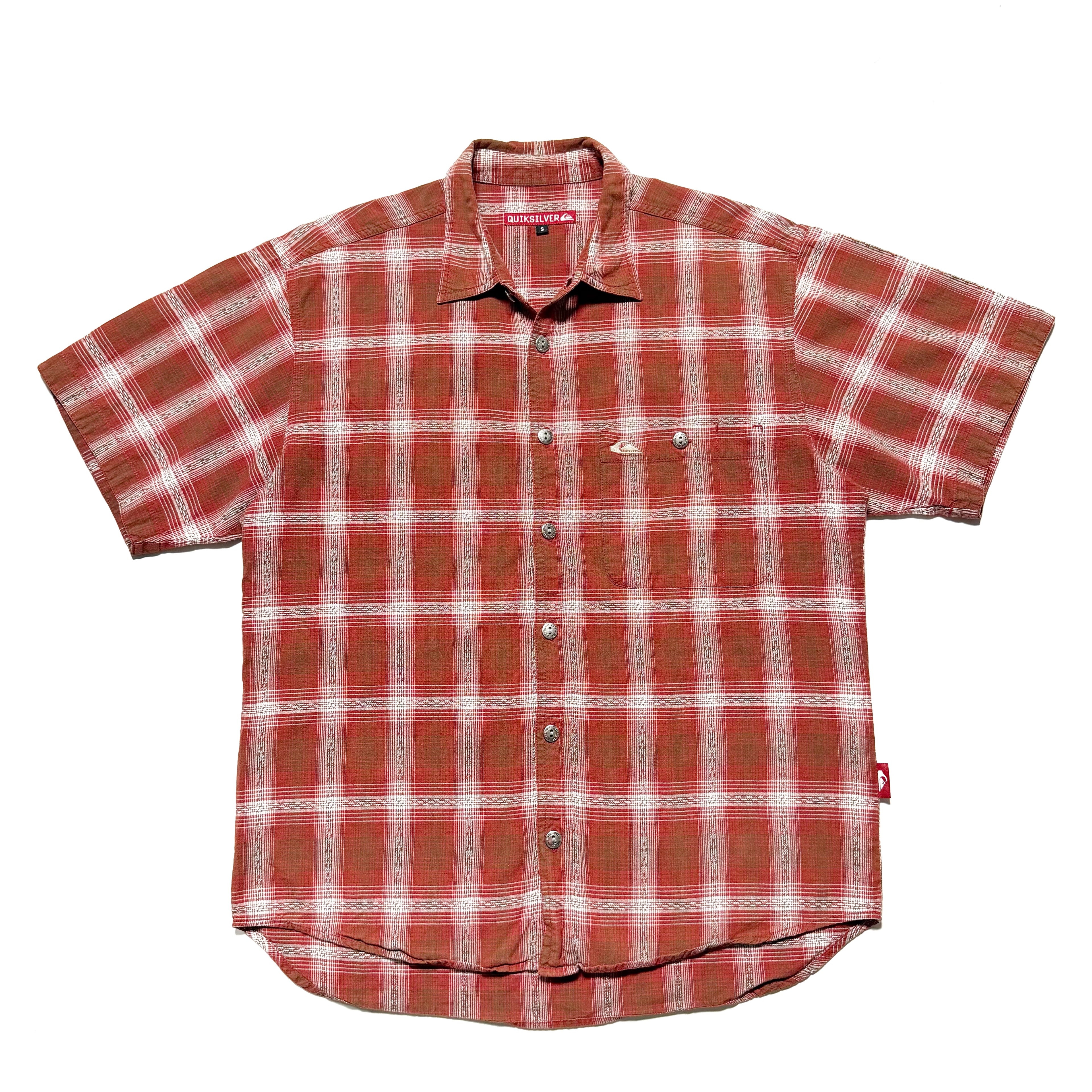 00s QUIKSILVER Check S/S Shirts